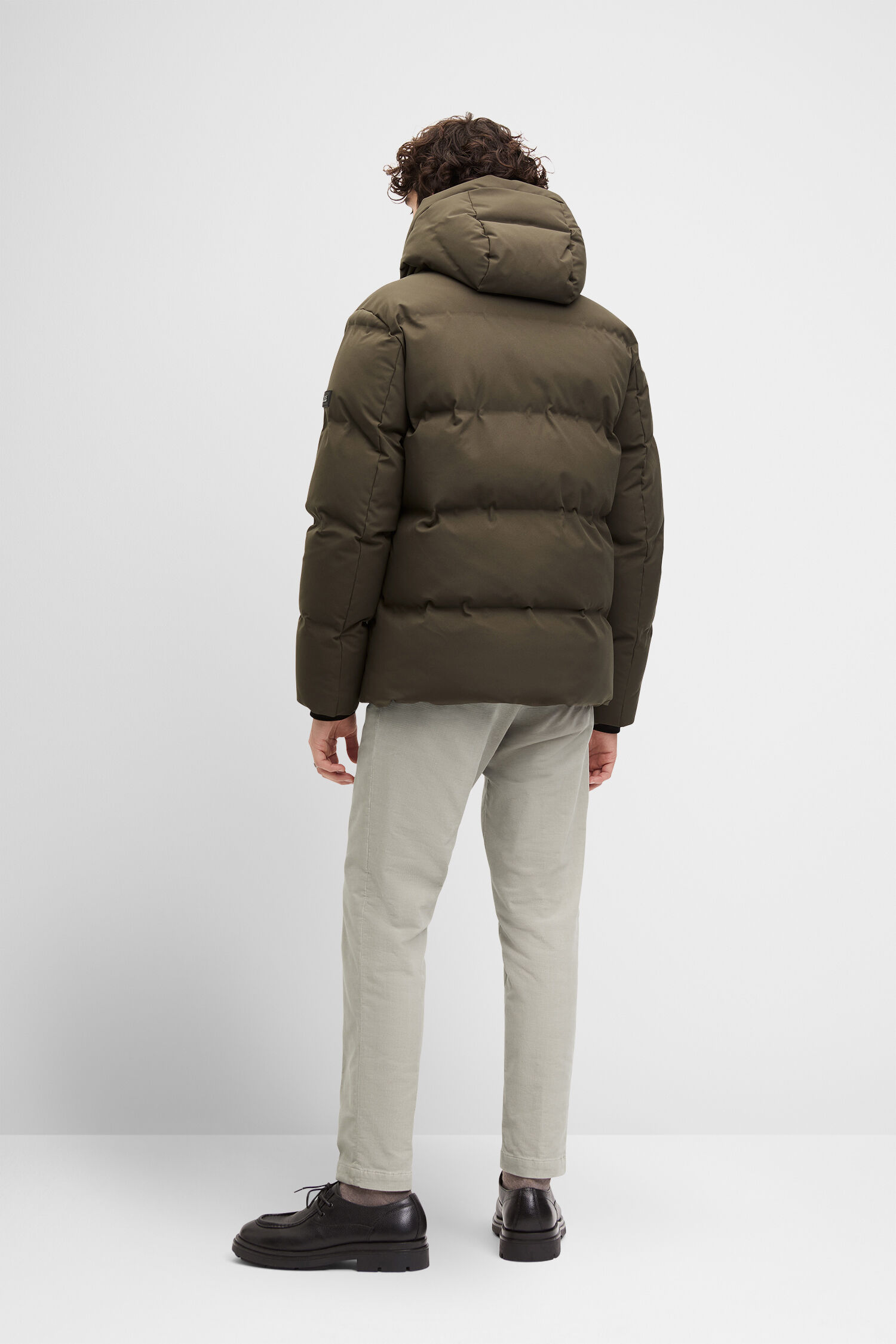 Mantel, Jacke, Kapuzenpulli, Kapuze, Person