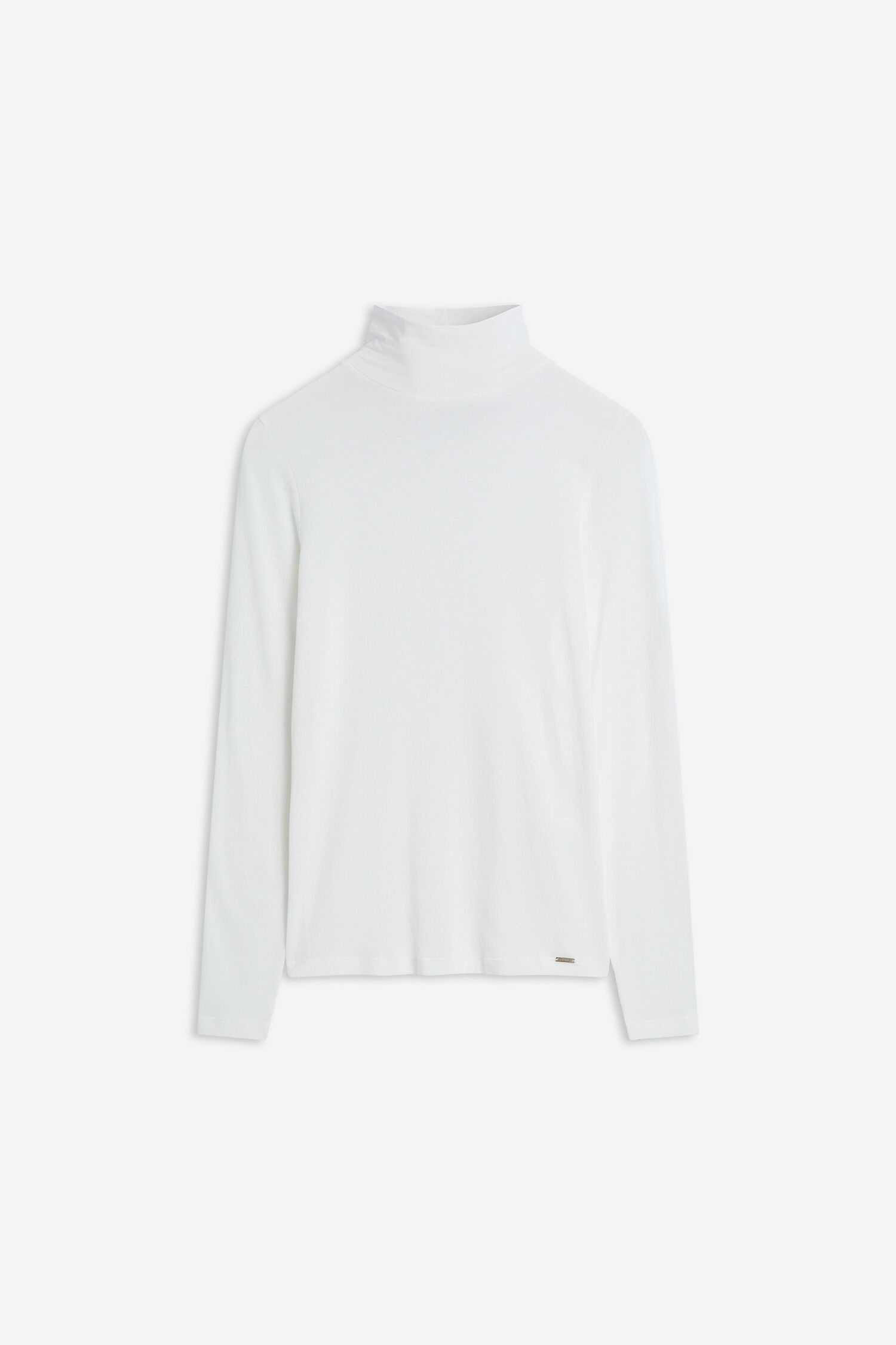 turtleneck, weiß, langarm, strick, grundlage