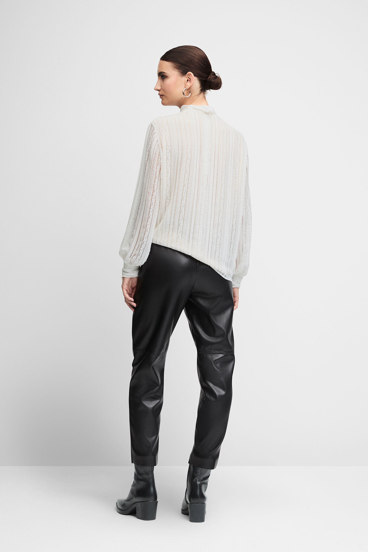Hosen, Bluse, Langarm, Pullover, Person