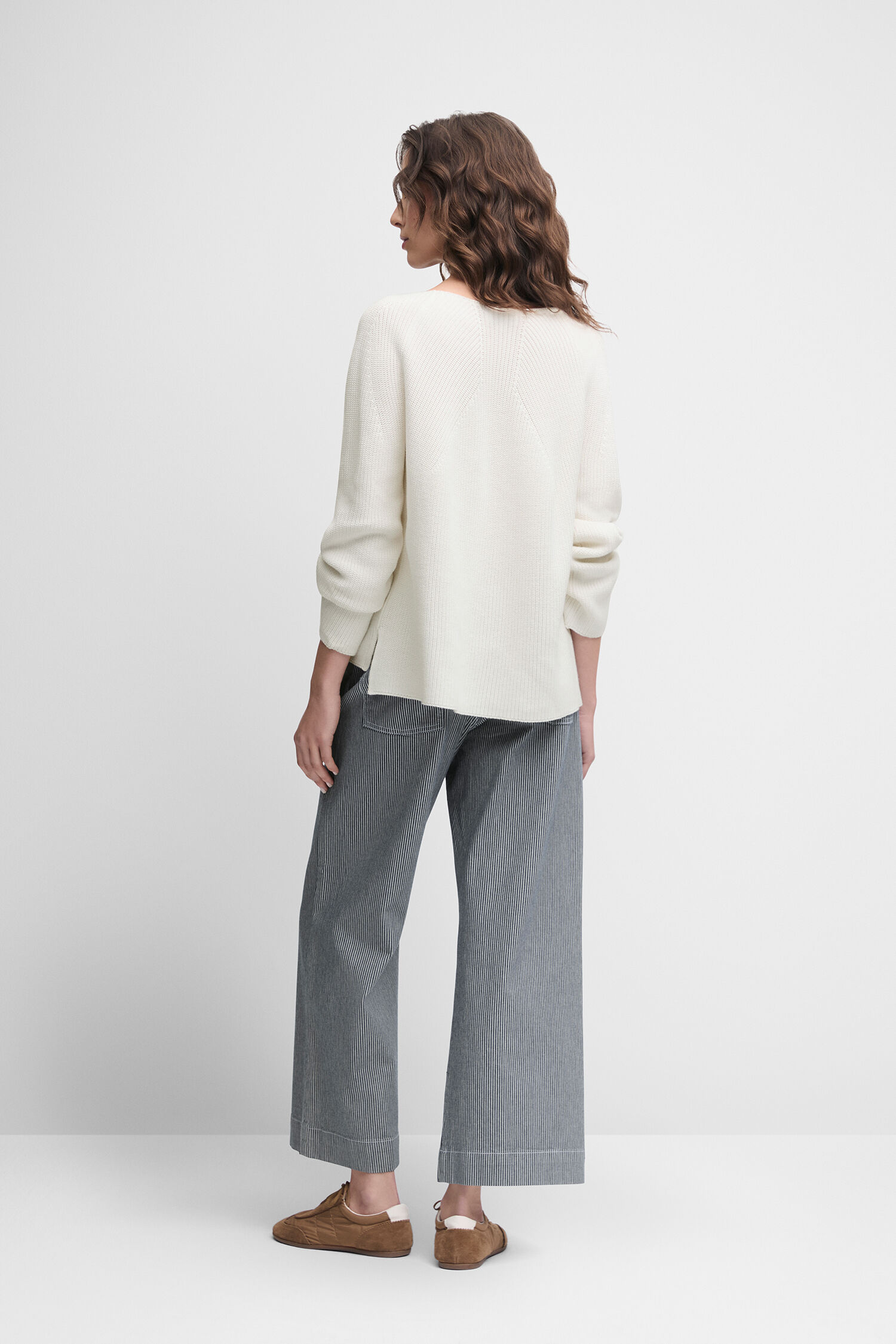 Hosen, Langarm, Leinen, Person, Frau