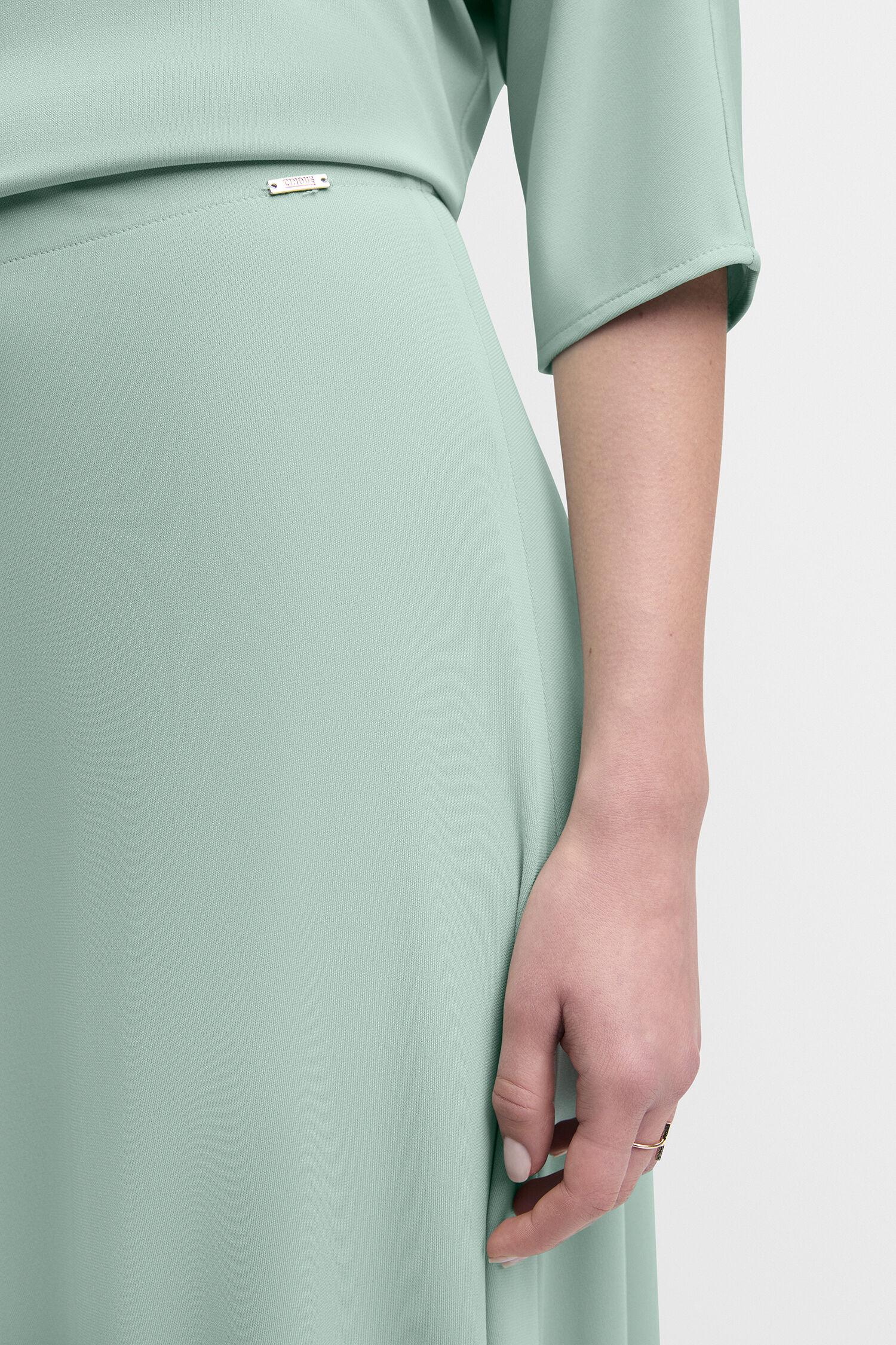 Langarm, Kleid, Erwachsener, Person, Frau