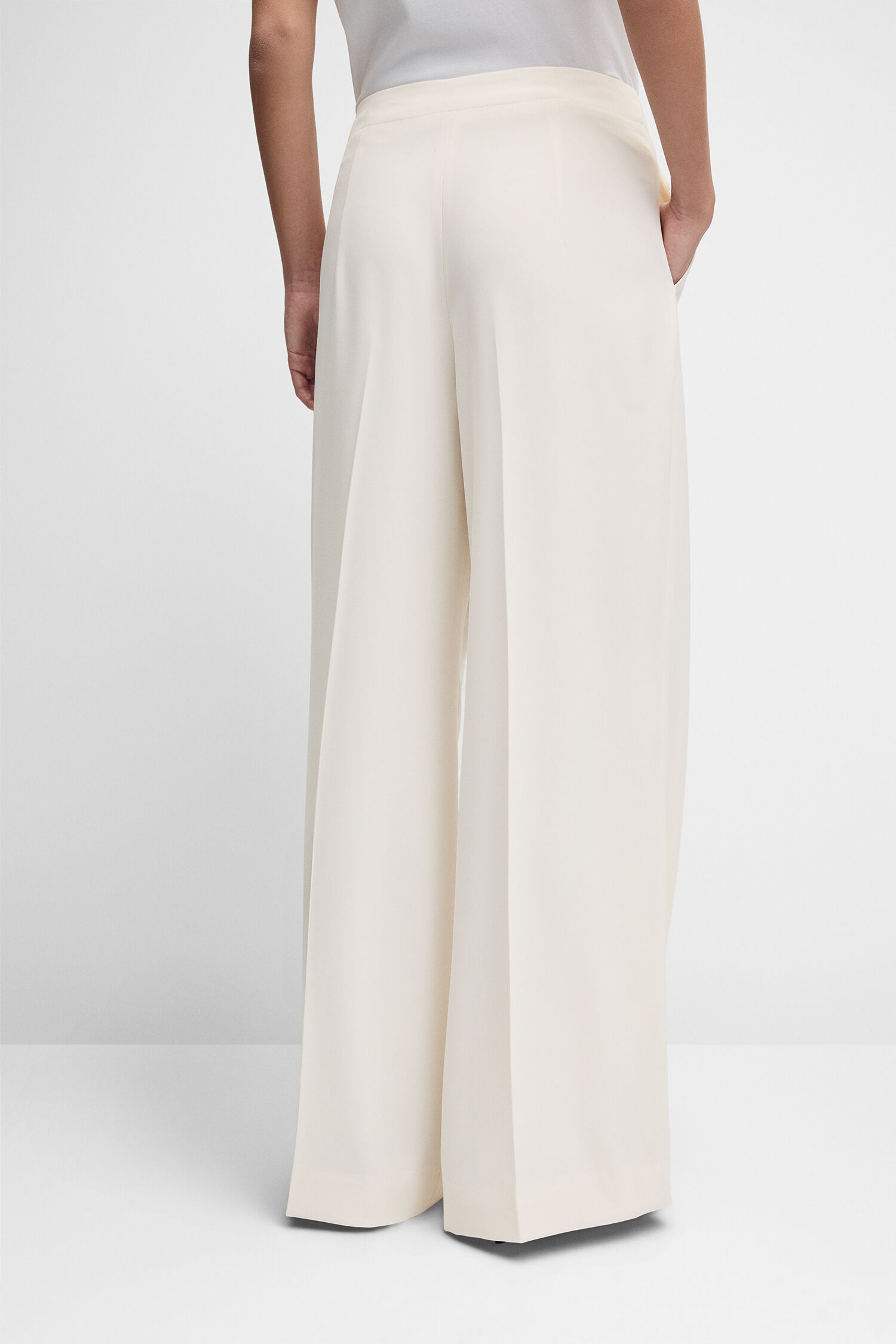 Hose, Weite, Krem, Gürtellinie, Hochbund