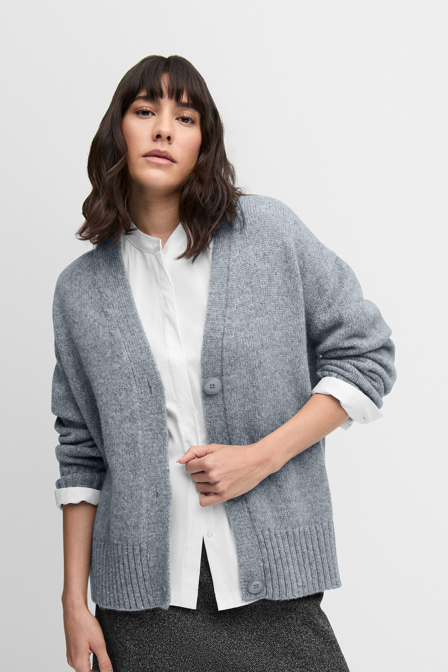 Bekleidung, Strickwaren, Pullover, Mantel, Strickjacke