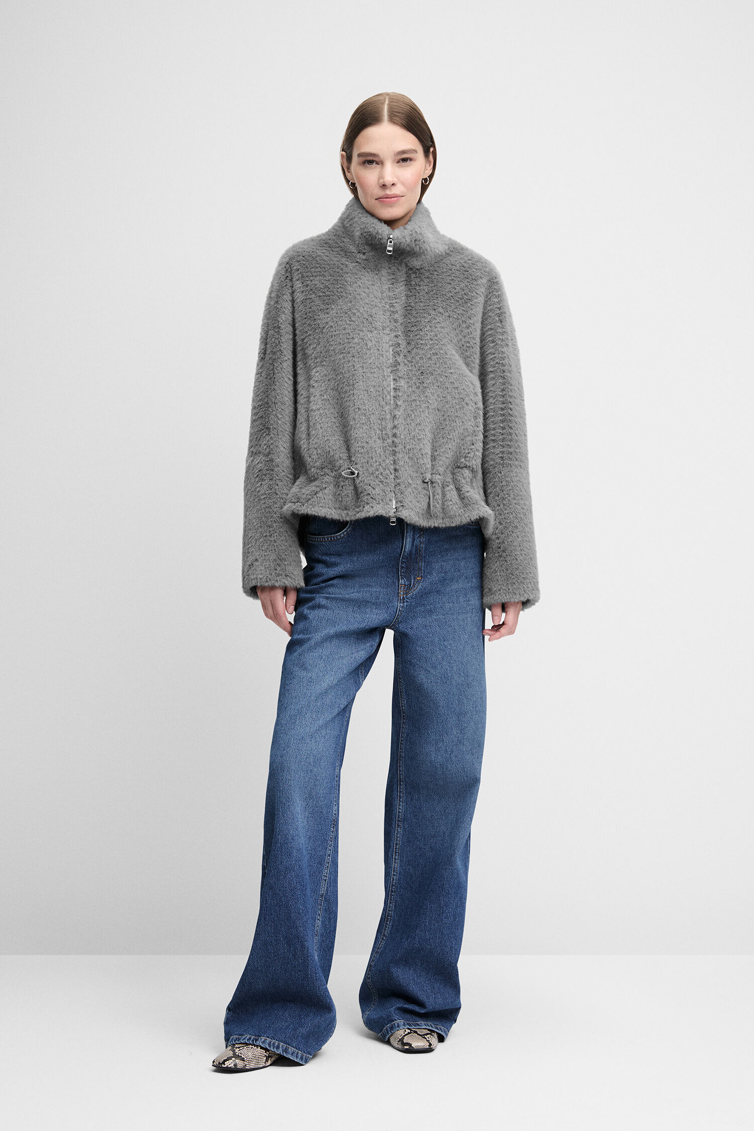 Wende-Jacke CISAFFI Hosen, Strickwaren, Pullover, Mantel, Jeans