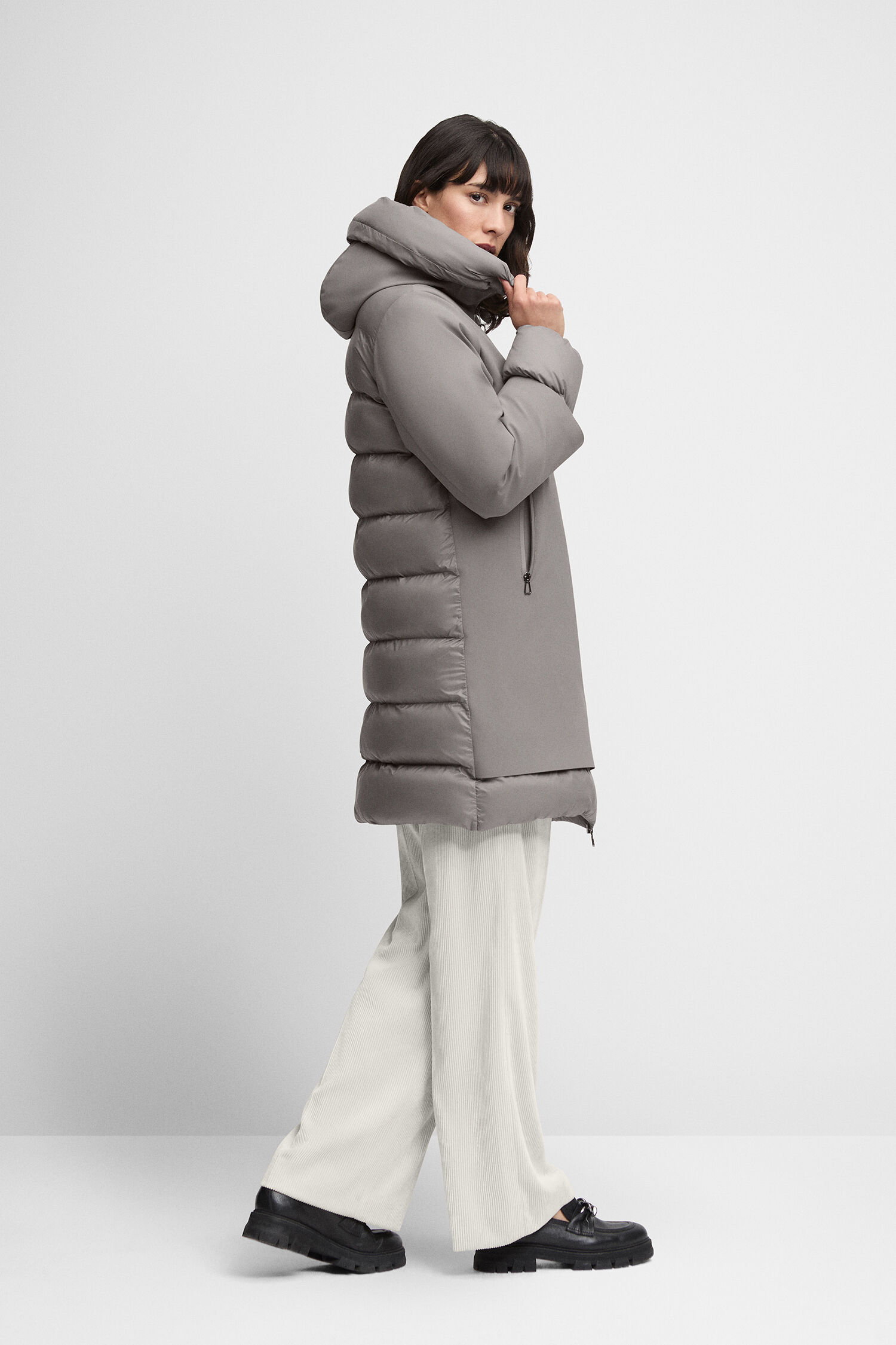 Mantel, Jacke, Erwachsener, Person, Frau