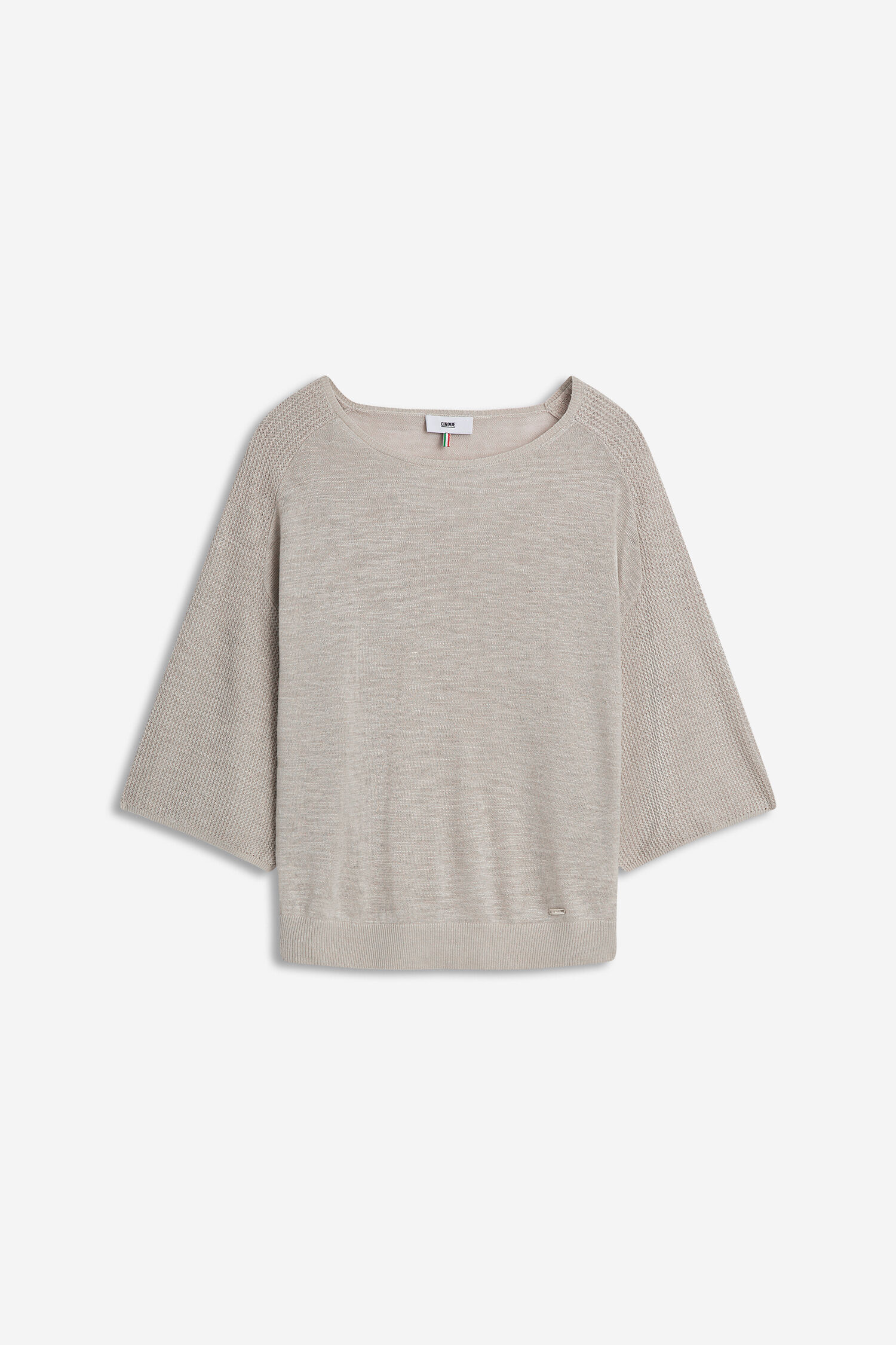 T-shirt, Langarm, Ärmel, Leinen, Modisch