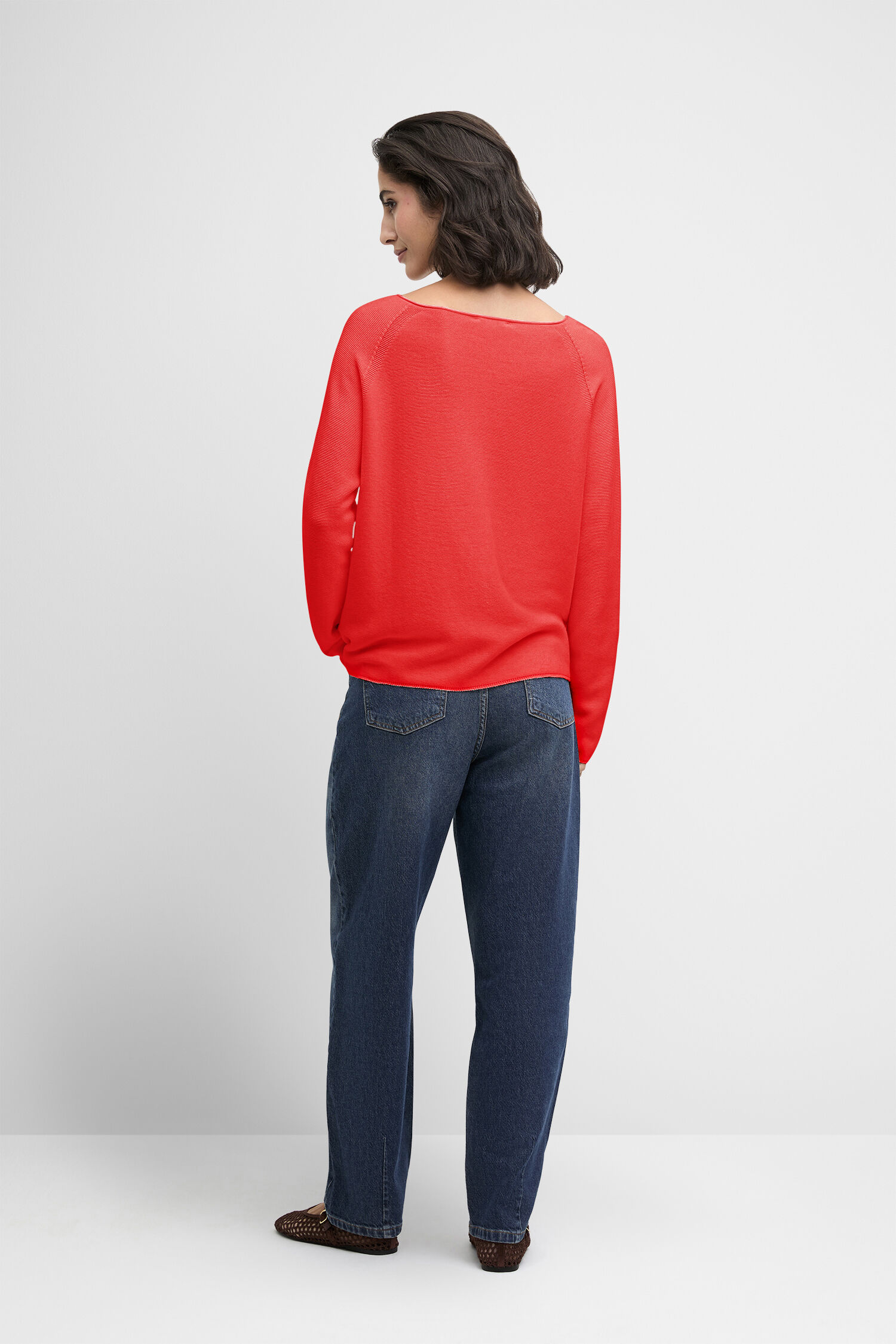 Hosen, Langarm, Person, Pullover, Stehend