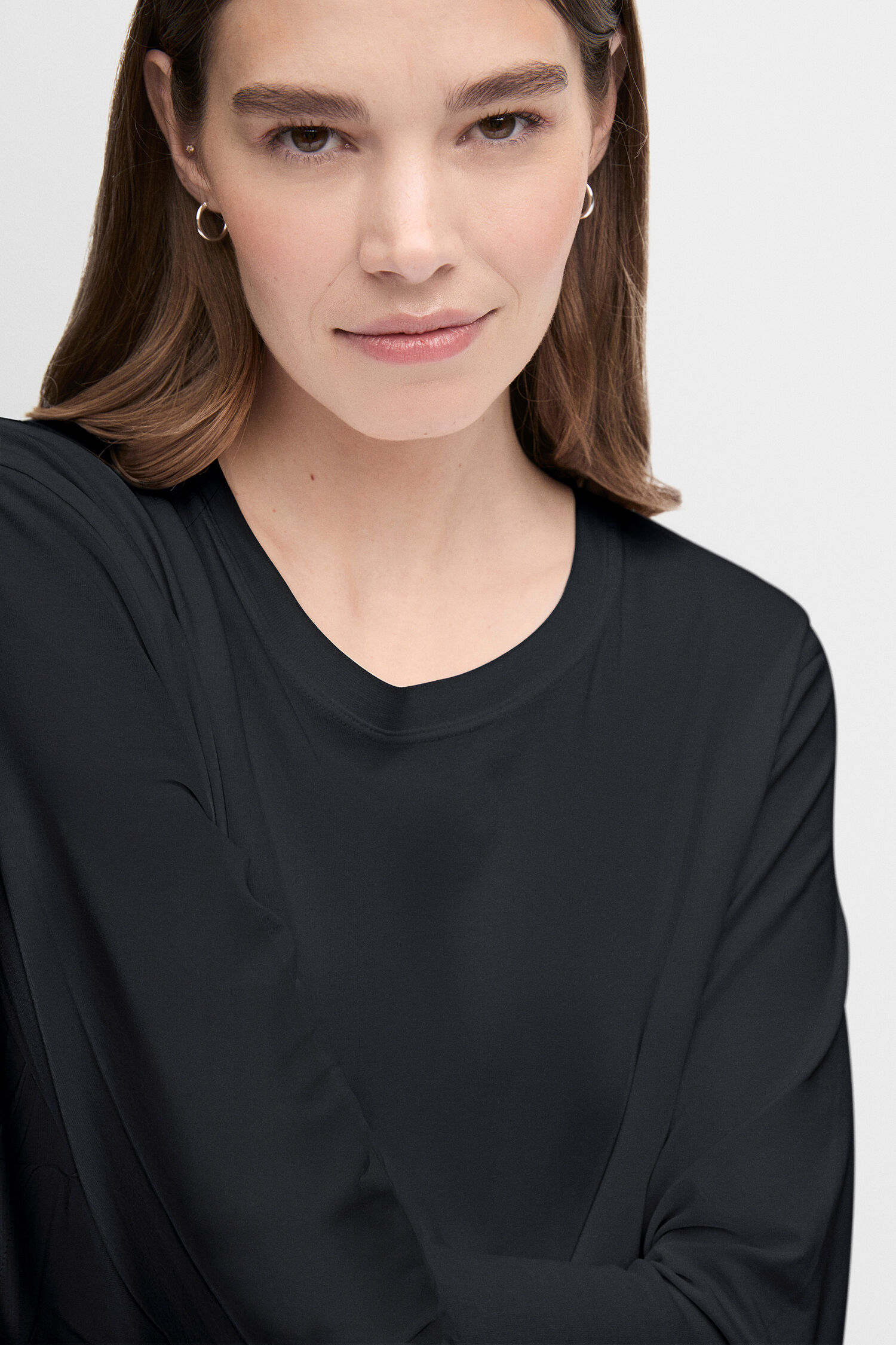 Langarm, Ärmel, Bluse, Person, Frau