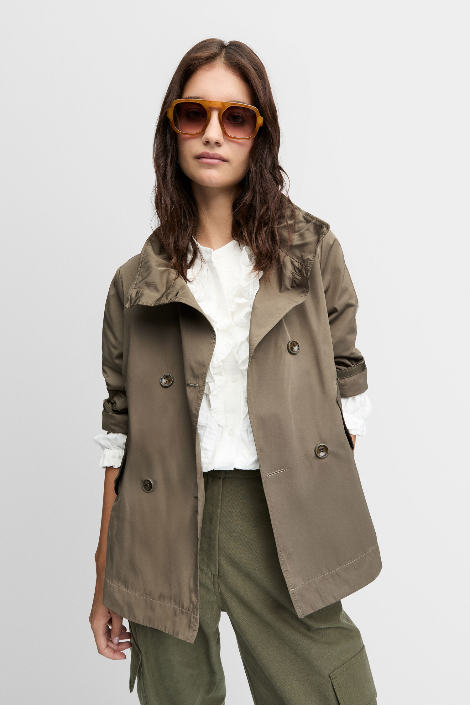 Mantel, Jacke, Person, Frau