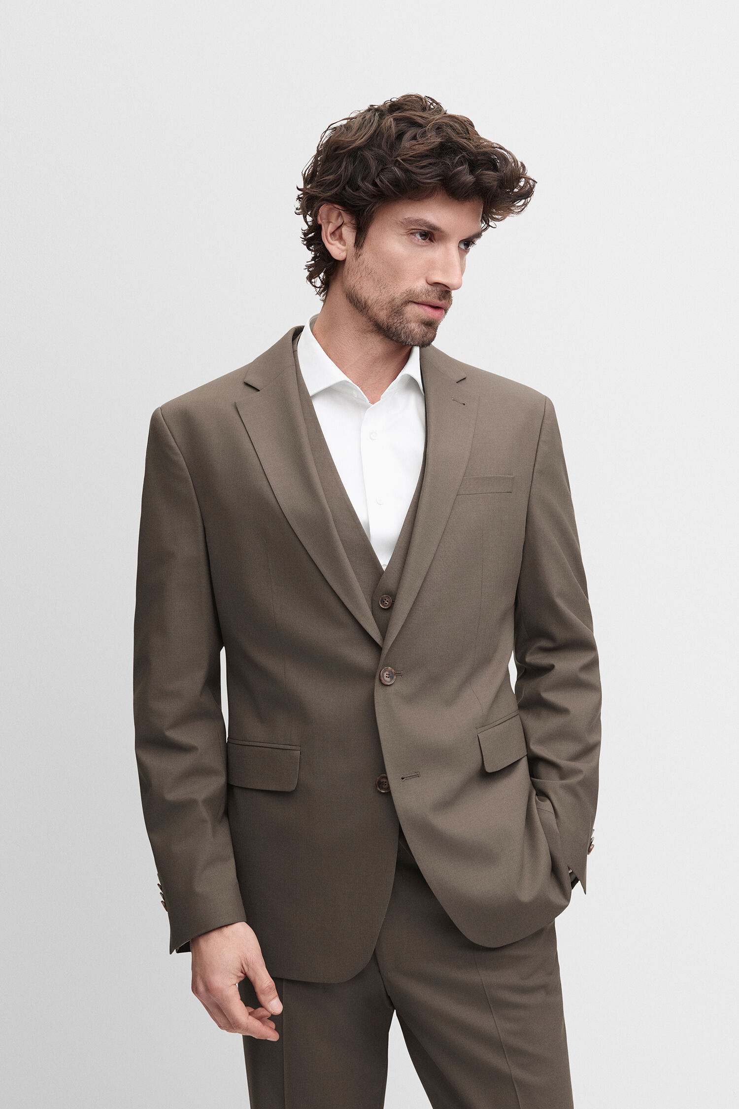 Anzug, Herren, Anzugjacke, Hose, Hemd
