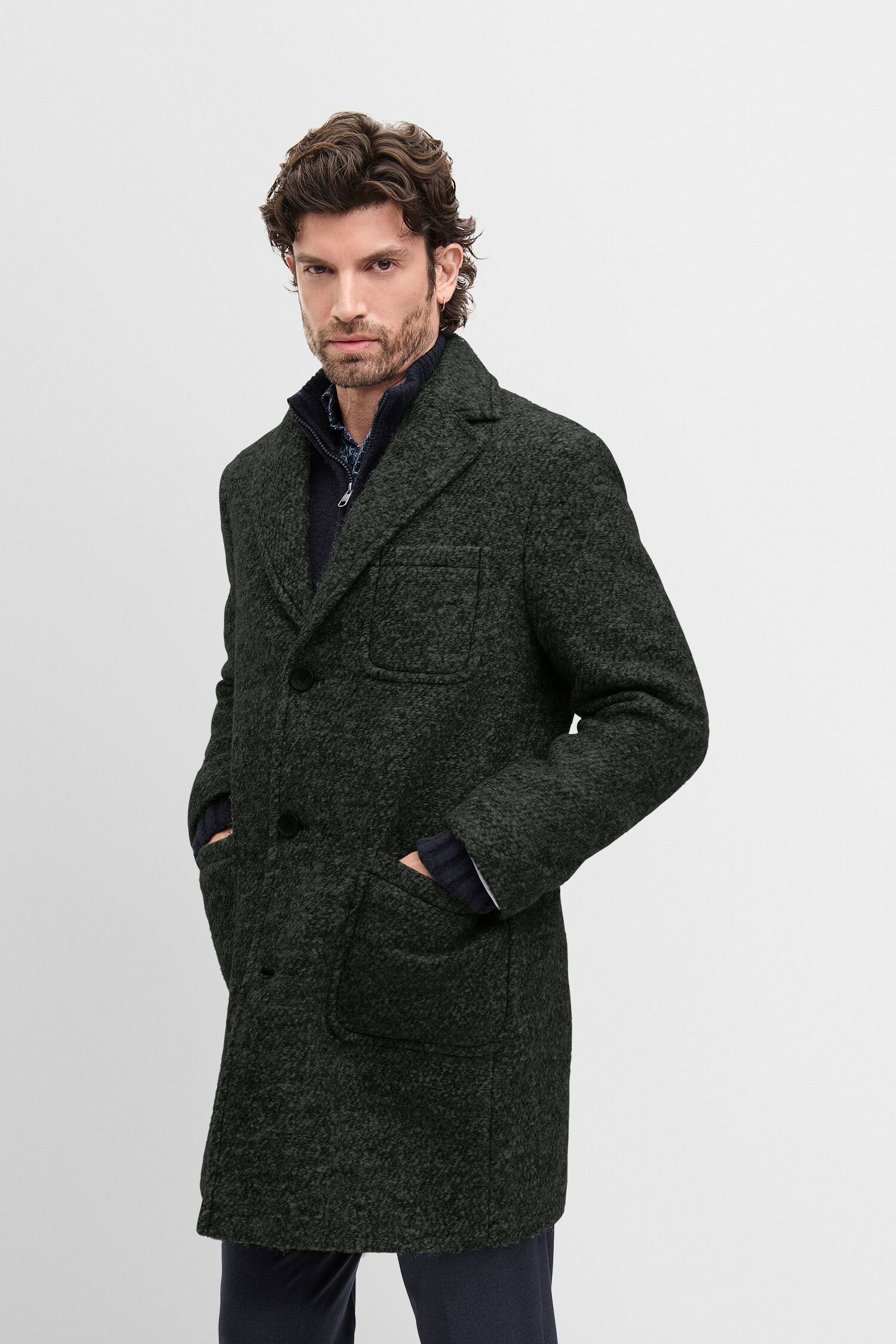 Mantel, Erwachsener, Mann, Person