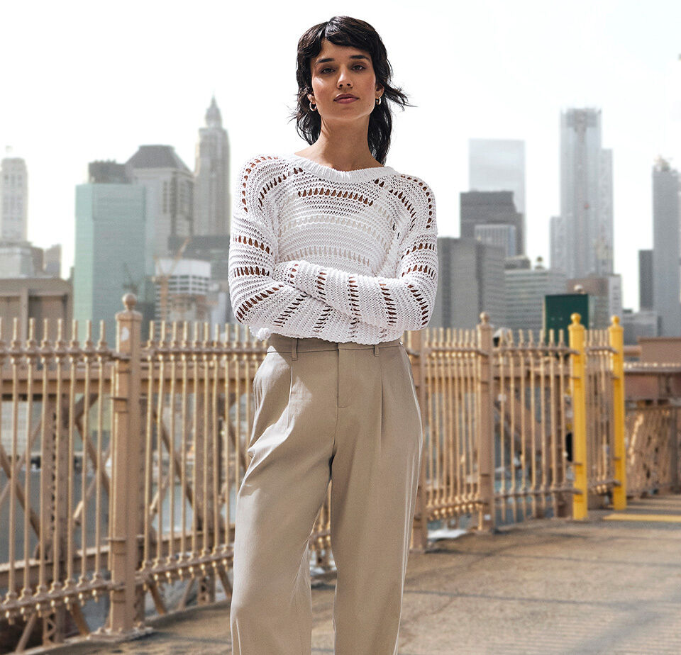 Langarm, Ärmel, Hosen, Strickwaren, Pullover