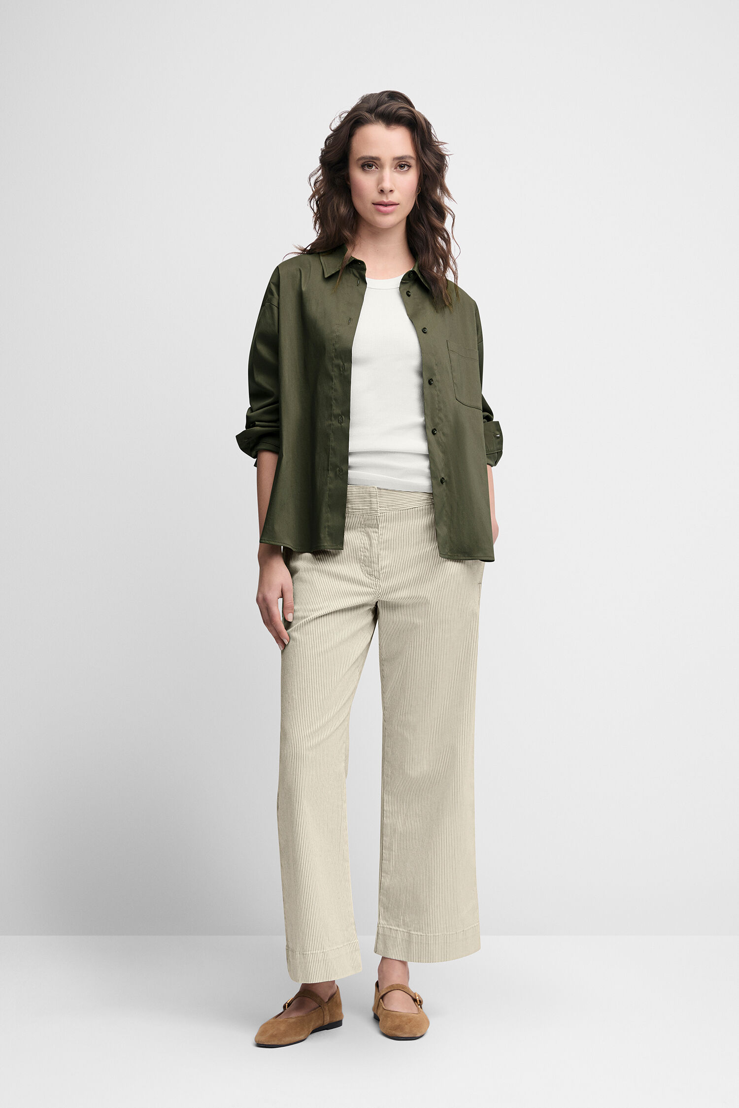 Mantel, Jacke, Hosen, Weste, Leinen