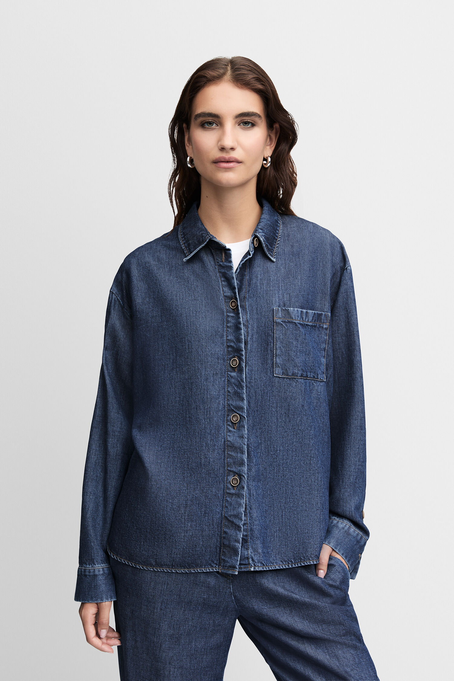 Bekleidung, Hosen, Jeans, Langarm, Hemd