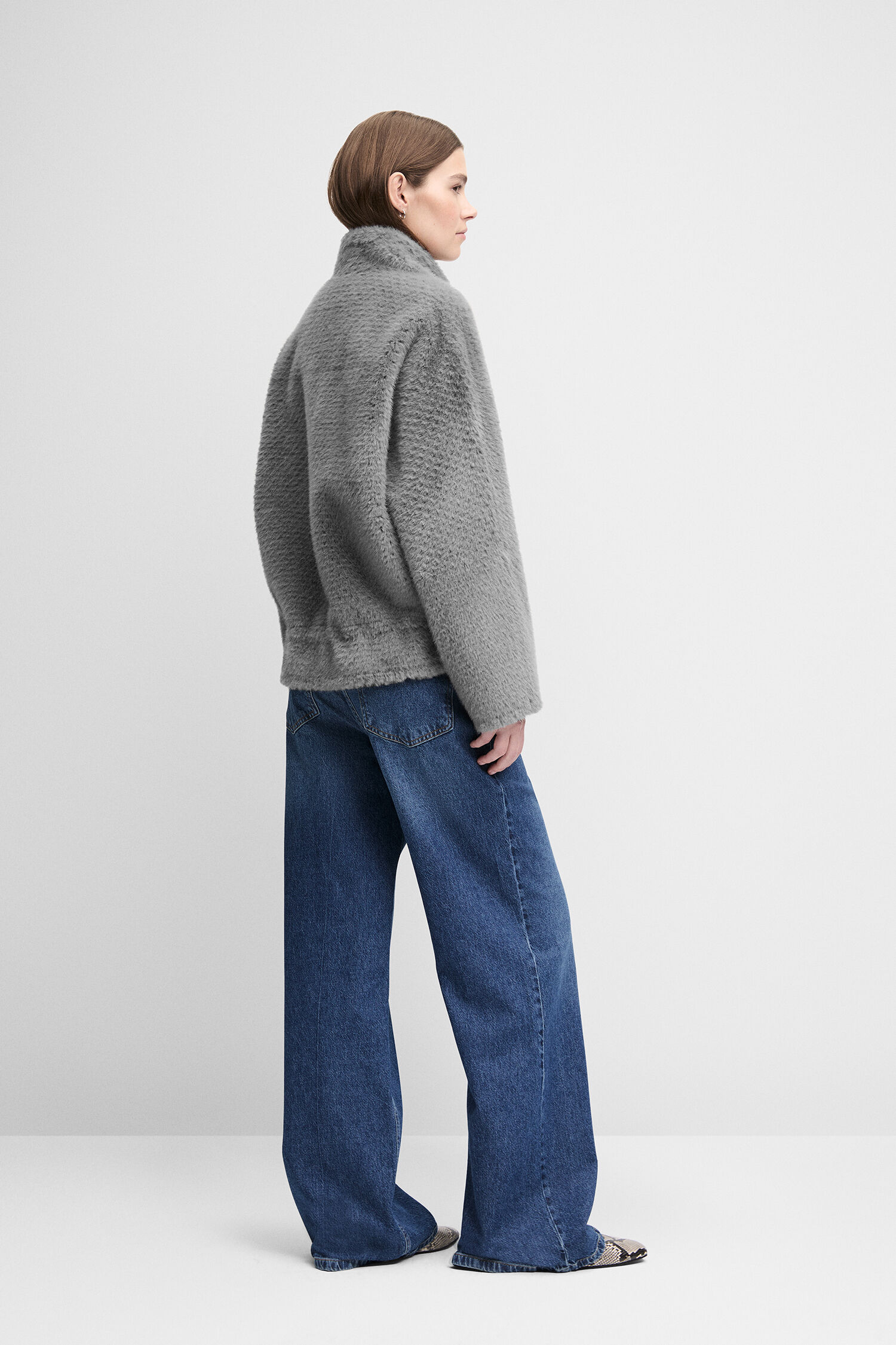 Bekleidung, Hosen, Strickwaren, Pullover, Jeanshose