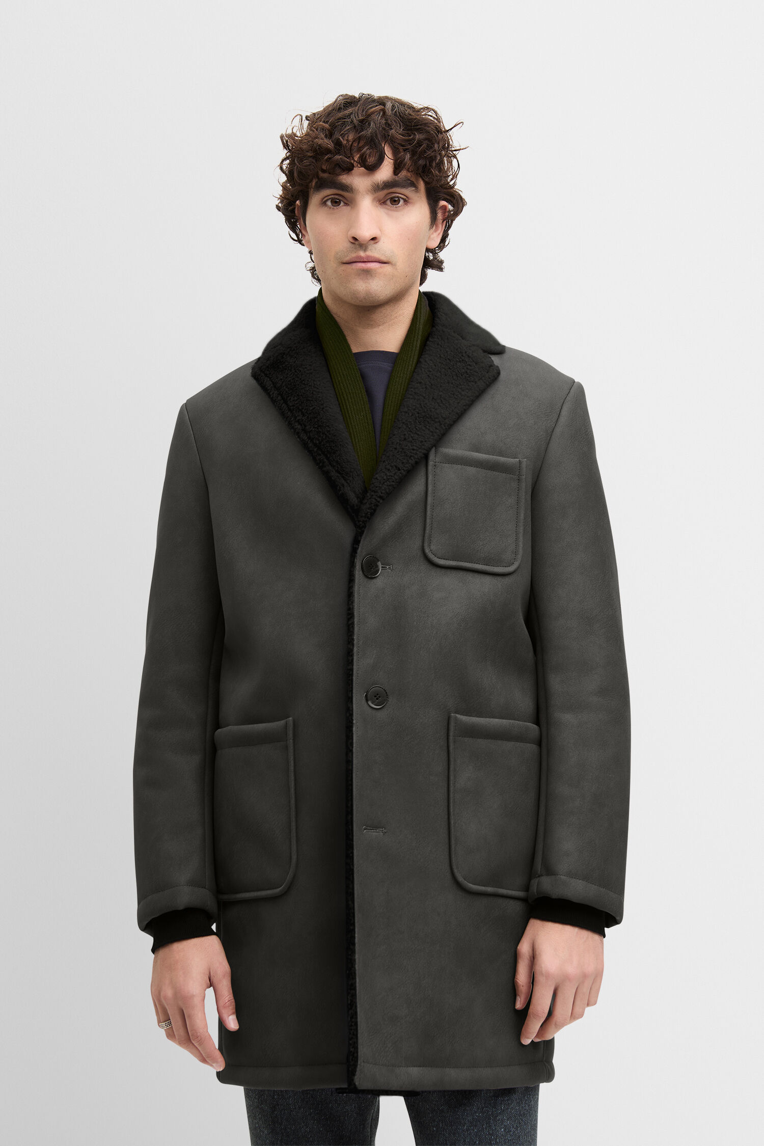 Mantel, Erwachsener, Mann, Person