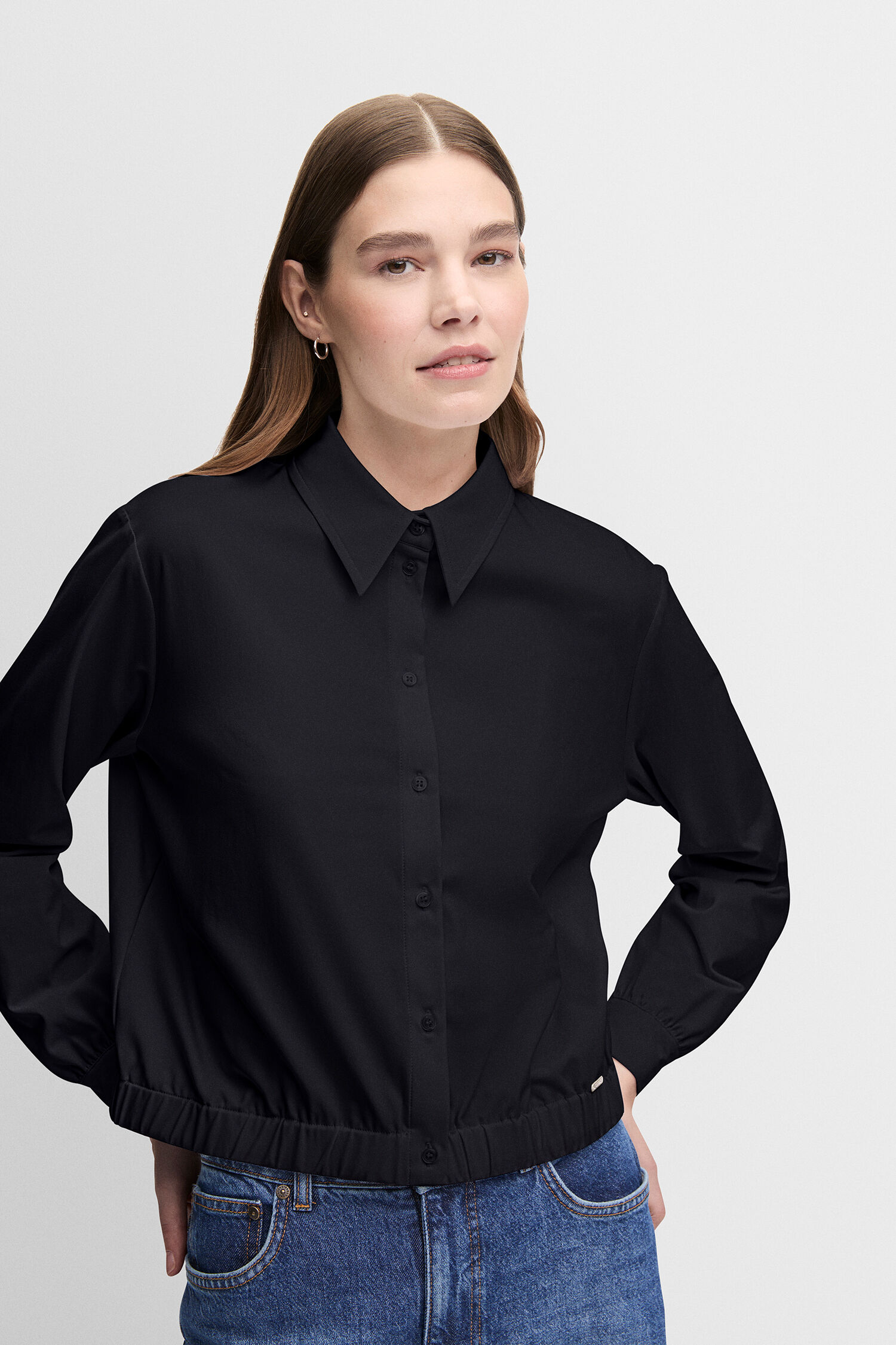 Bluse, Hemd, Langarm, Jeans, Kleid, Hemd - Bluse, Hemd, Langarm, Jeans, Kleid, Hemd -