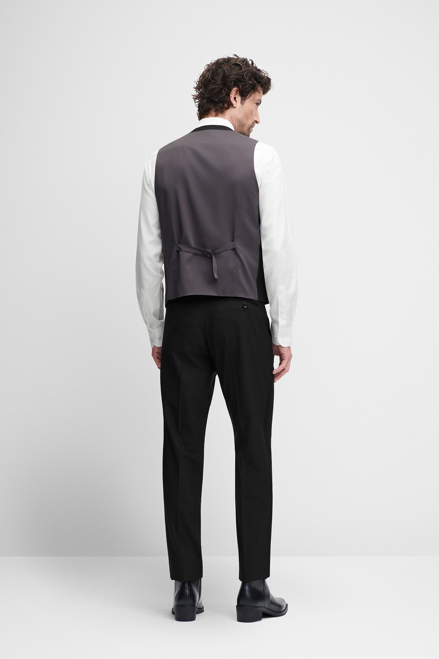 Weste, Gilet, Herren, Stoff, Rückenknot