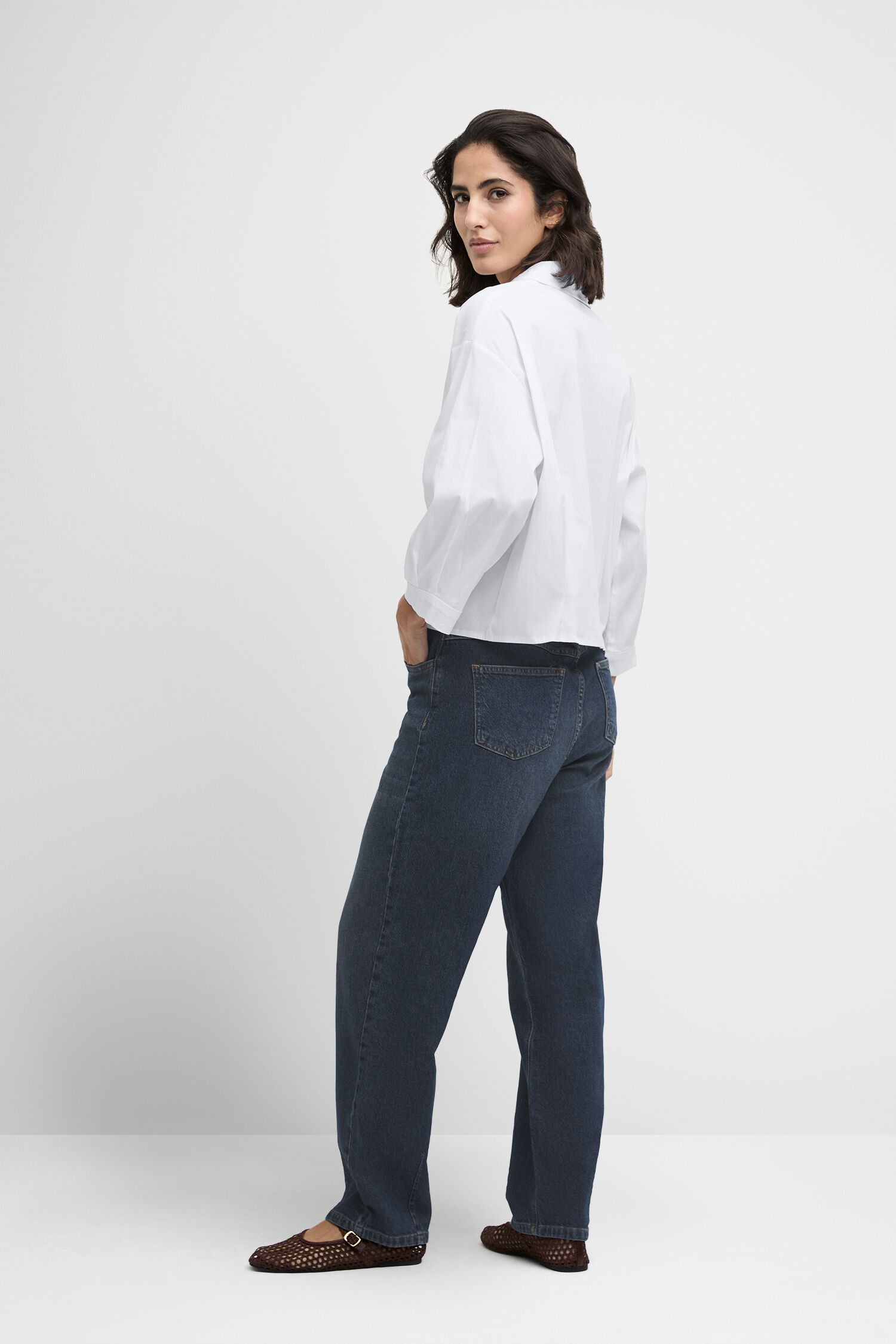 Hosen, Bluse, Hemd, Langarm, Jeans