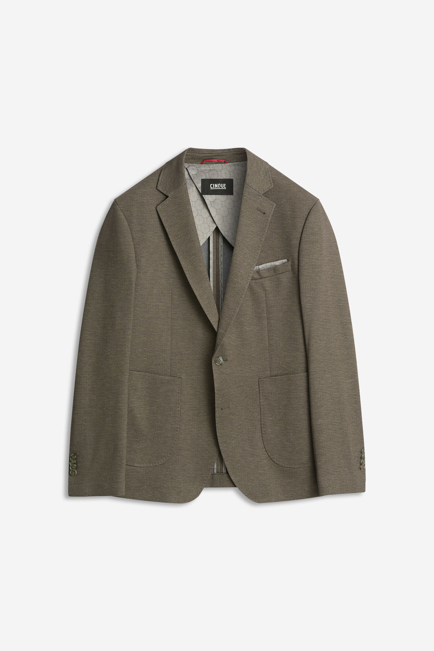 blazer, revers, taschen, einfarbig, reverseflagg