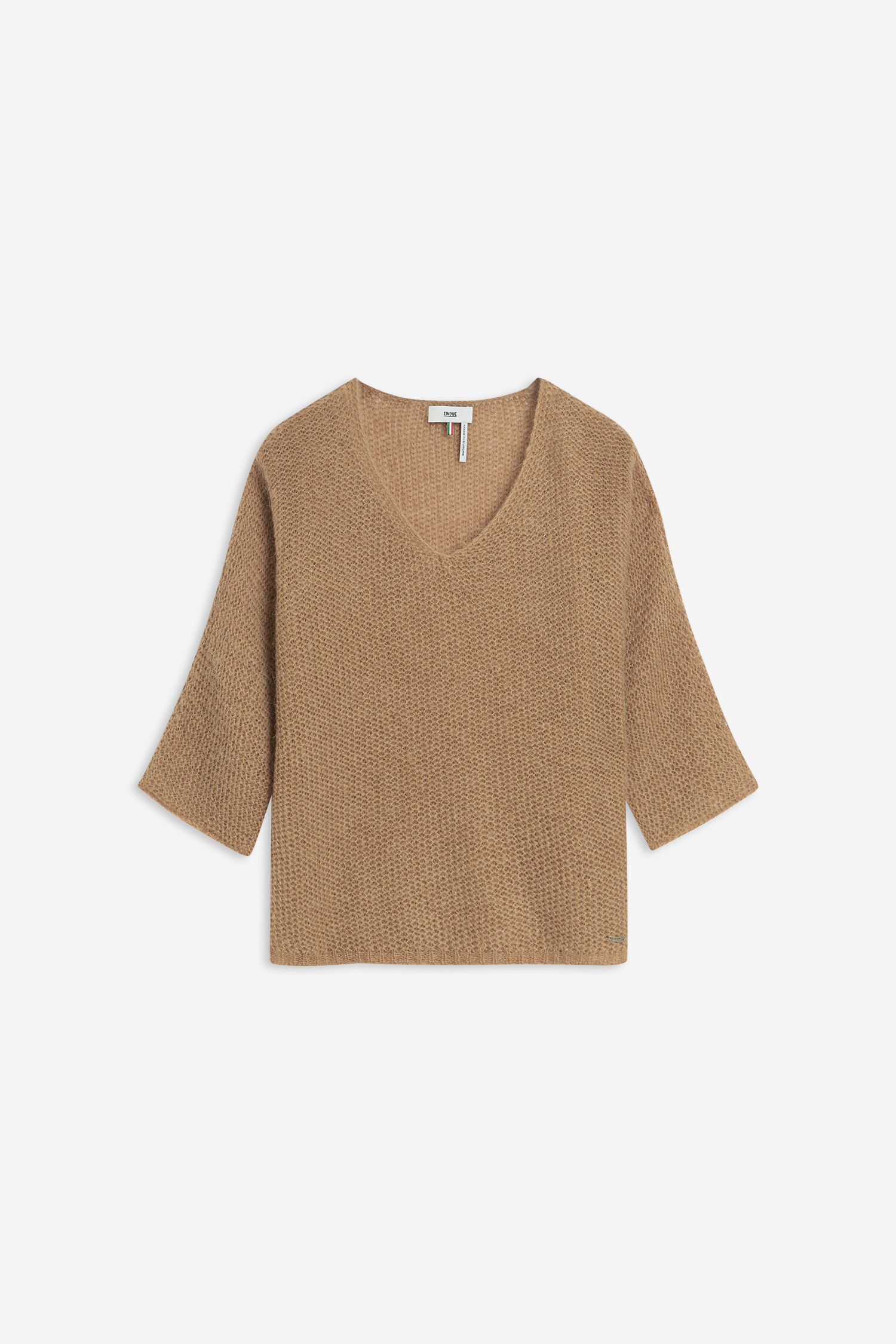 CINQUE Pullover CIBEY hellbraun CI-6508-5556-16-243-XS 80 CINQUE Pullover CIBEY hellbraun CI-6508-5556-16-243-XS 80