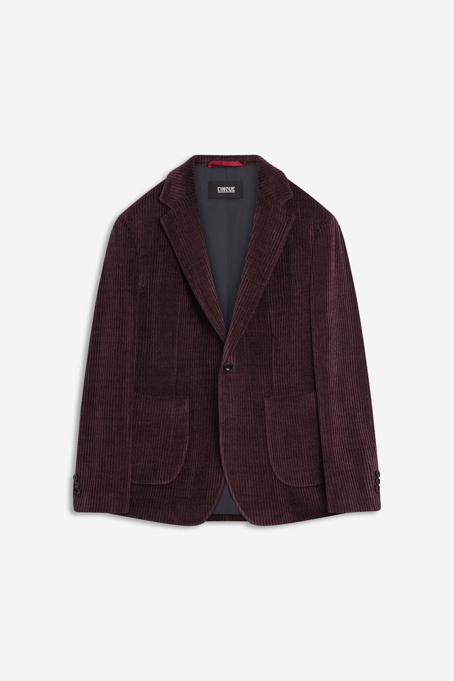 Kordulier, Blazer, Burgunder, Taschen, Einreihiger Blazer