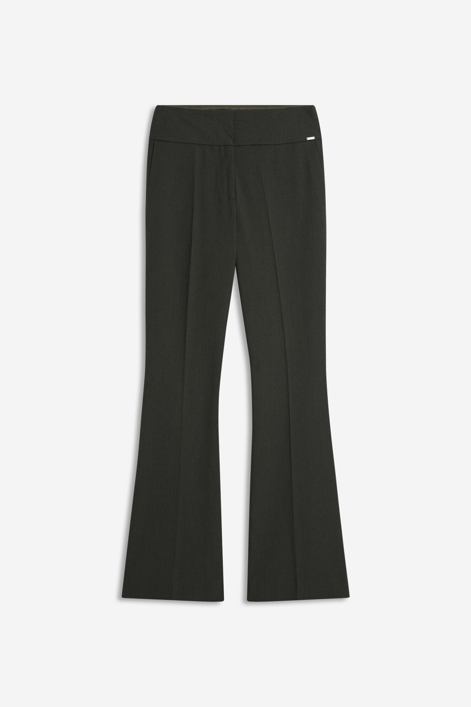 hose, pantalon, schwarz, weite, falte