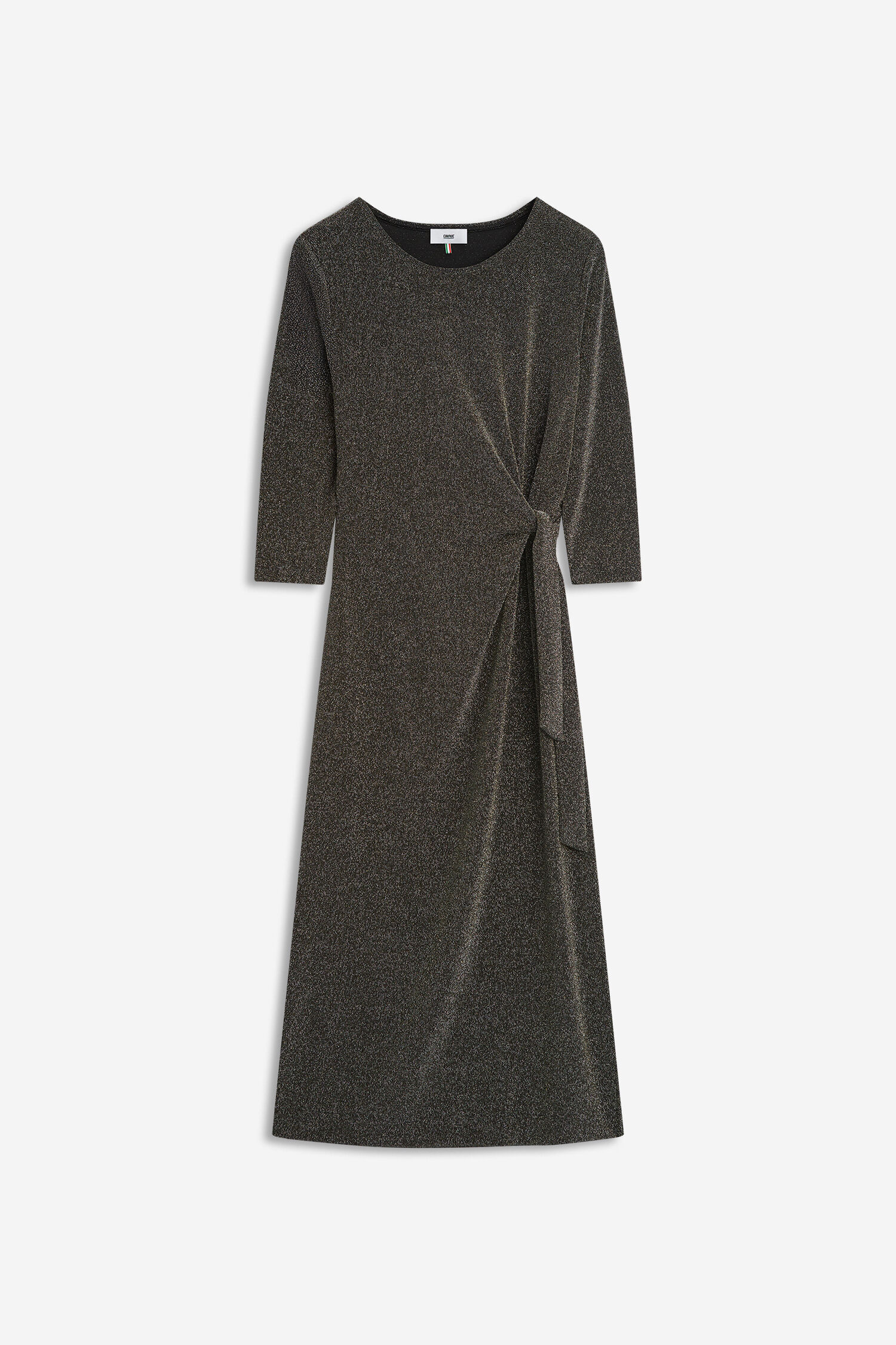 Modisch, Kleid, Robe, Langarm, Mantel, Modisch, Kleid, Robe, Langarm, Mantel