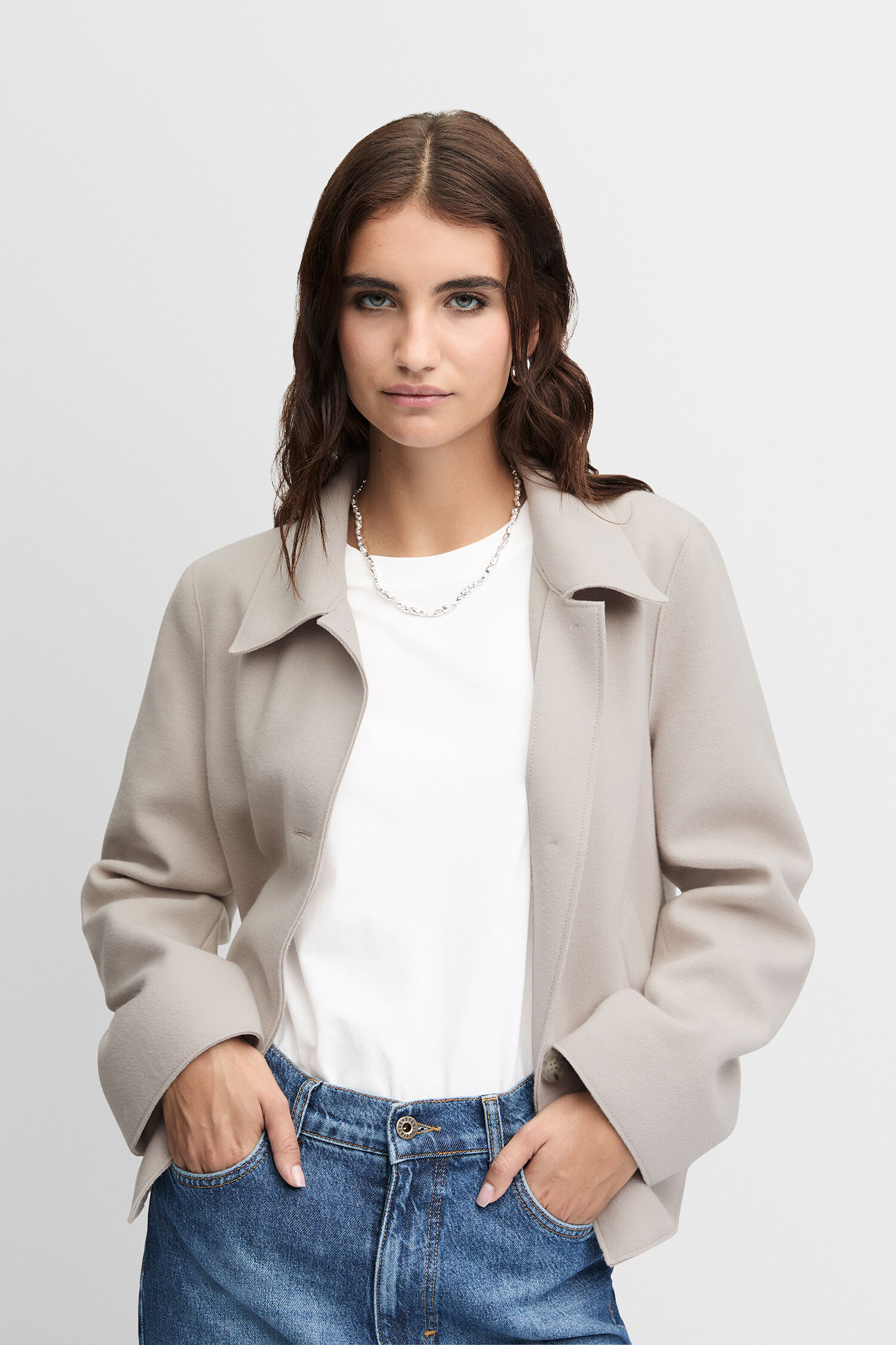 Mantel, Bluse, Blazer, Jacke, Langarm