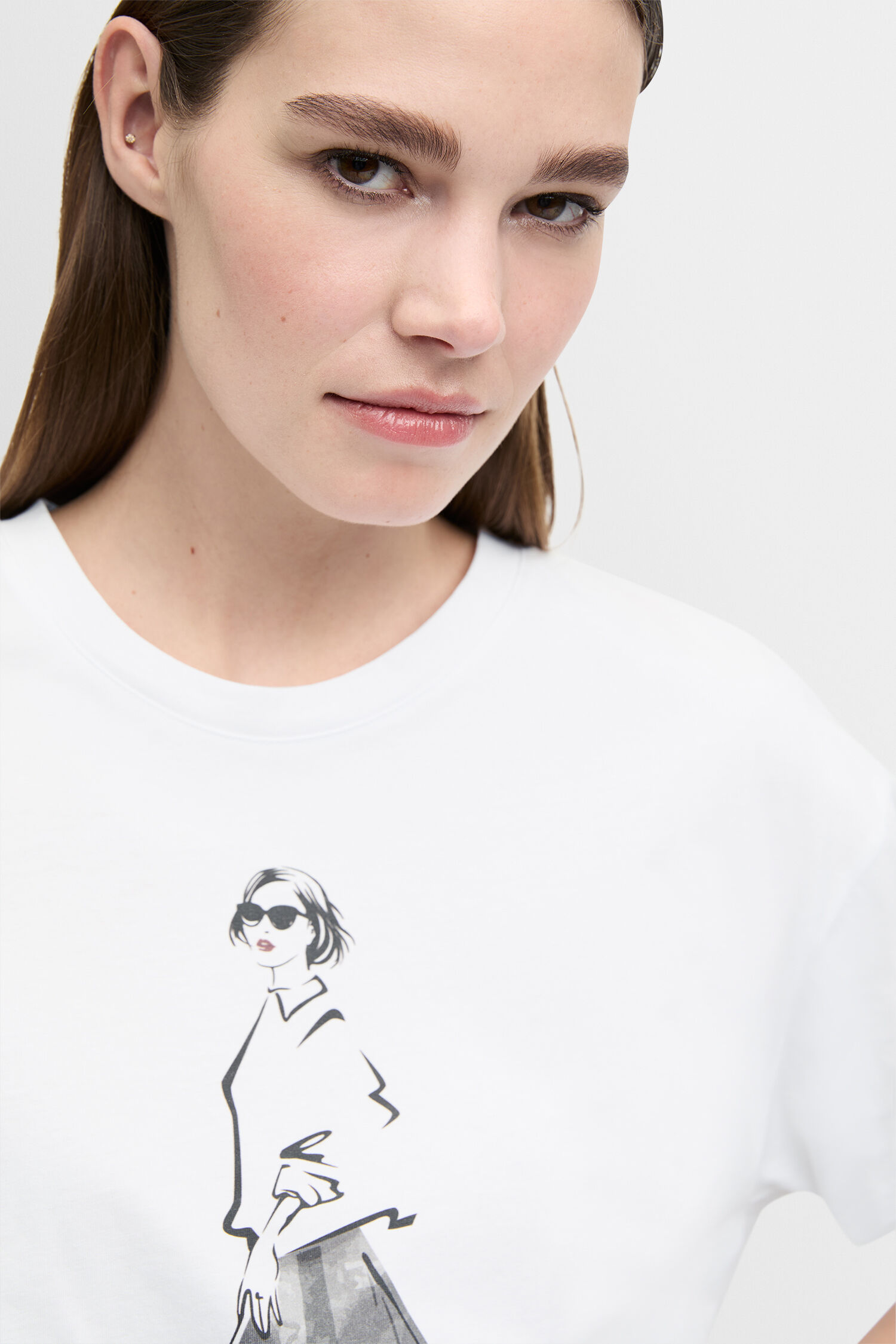T-shirt, Person, Portrait, Erwachsener, Frau