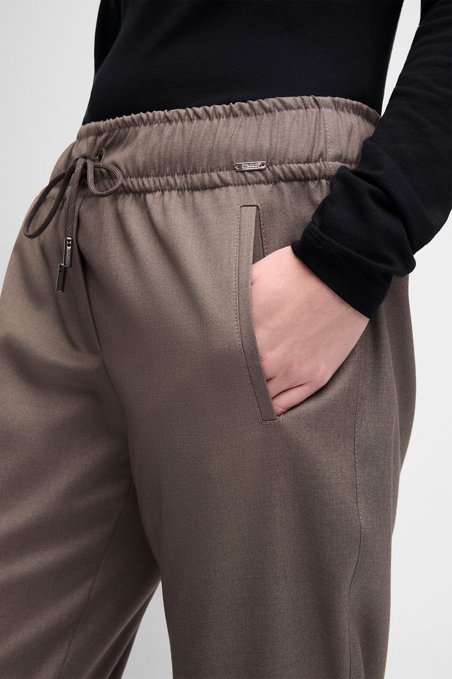 hose, taillenband, drawstring, reissverschlussloses, pocket