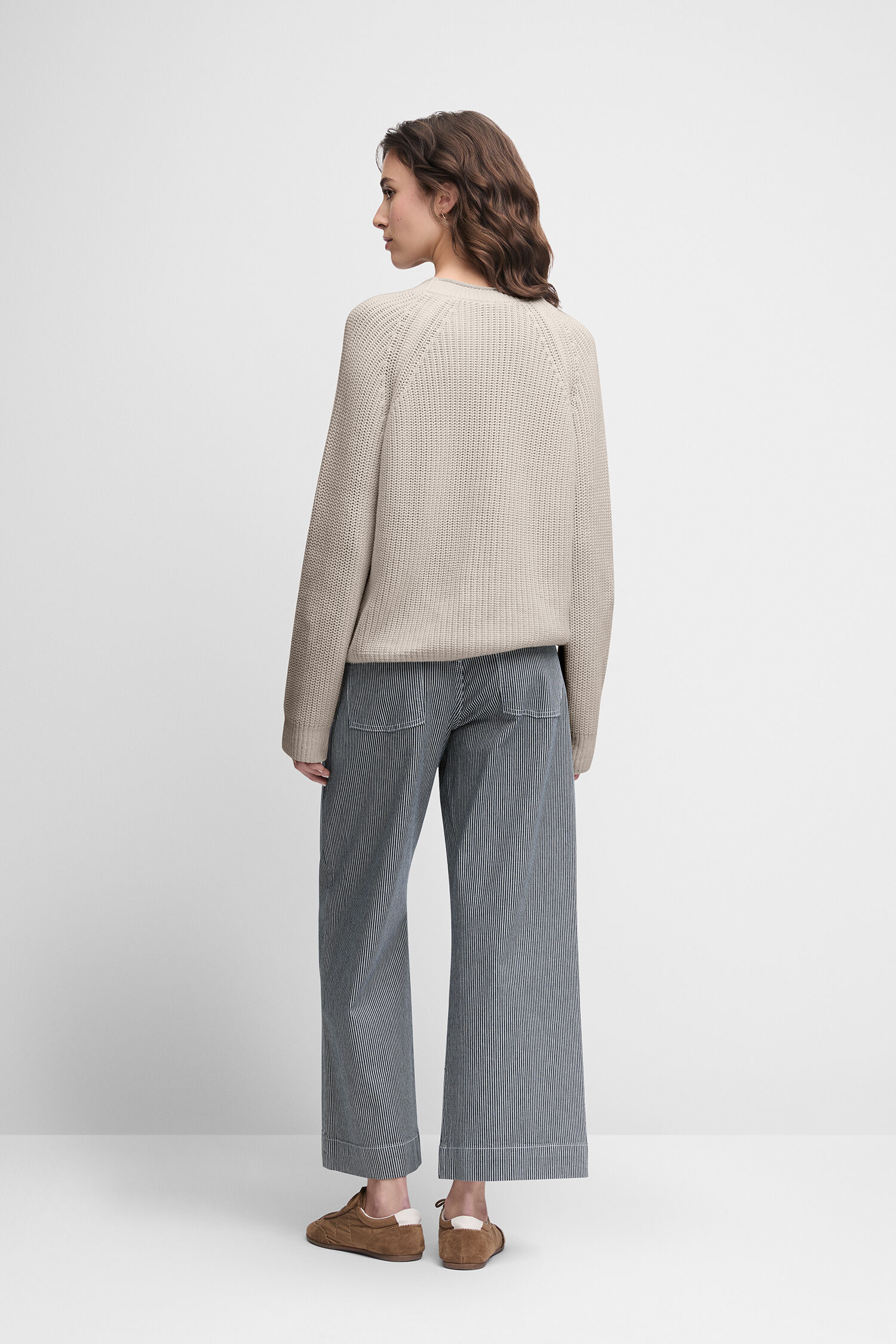 Hosen, Leinen, Pullover, Person, Frau