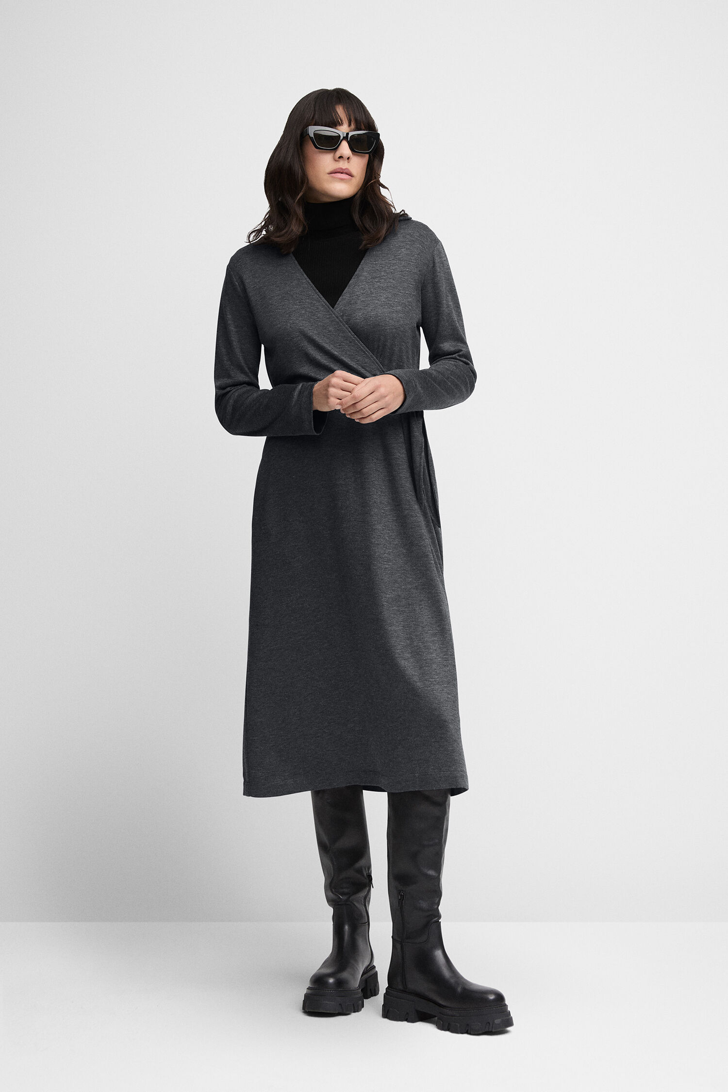 Bekleidung, Mantel, Langarm, Kleid