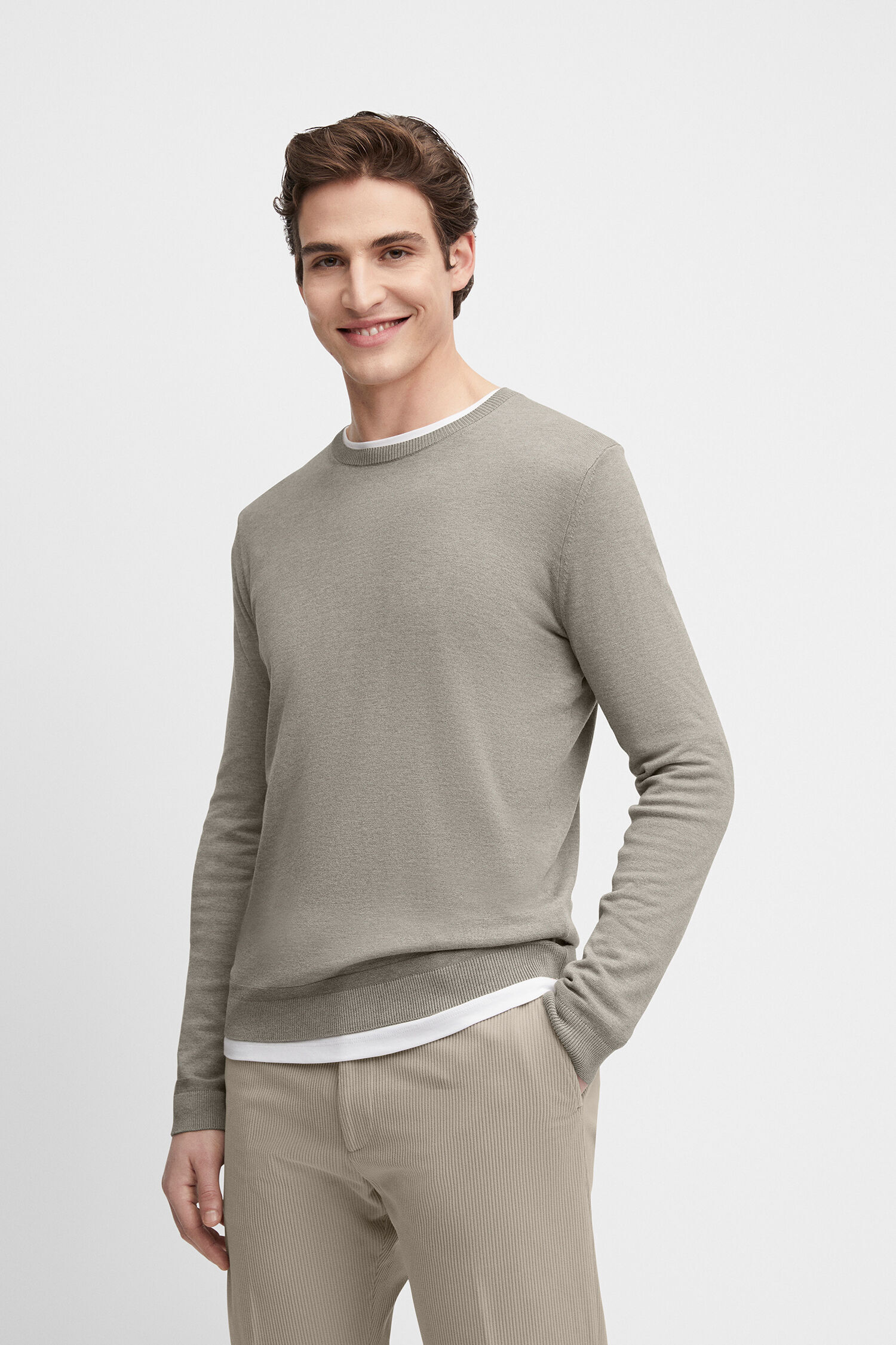 CINQUE Pullover CINOAH CI-6000-5507-26-243-S 201 - hellbraun