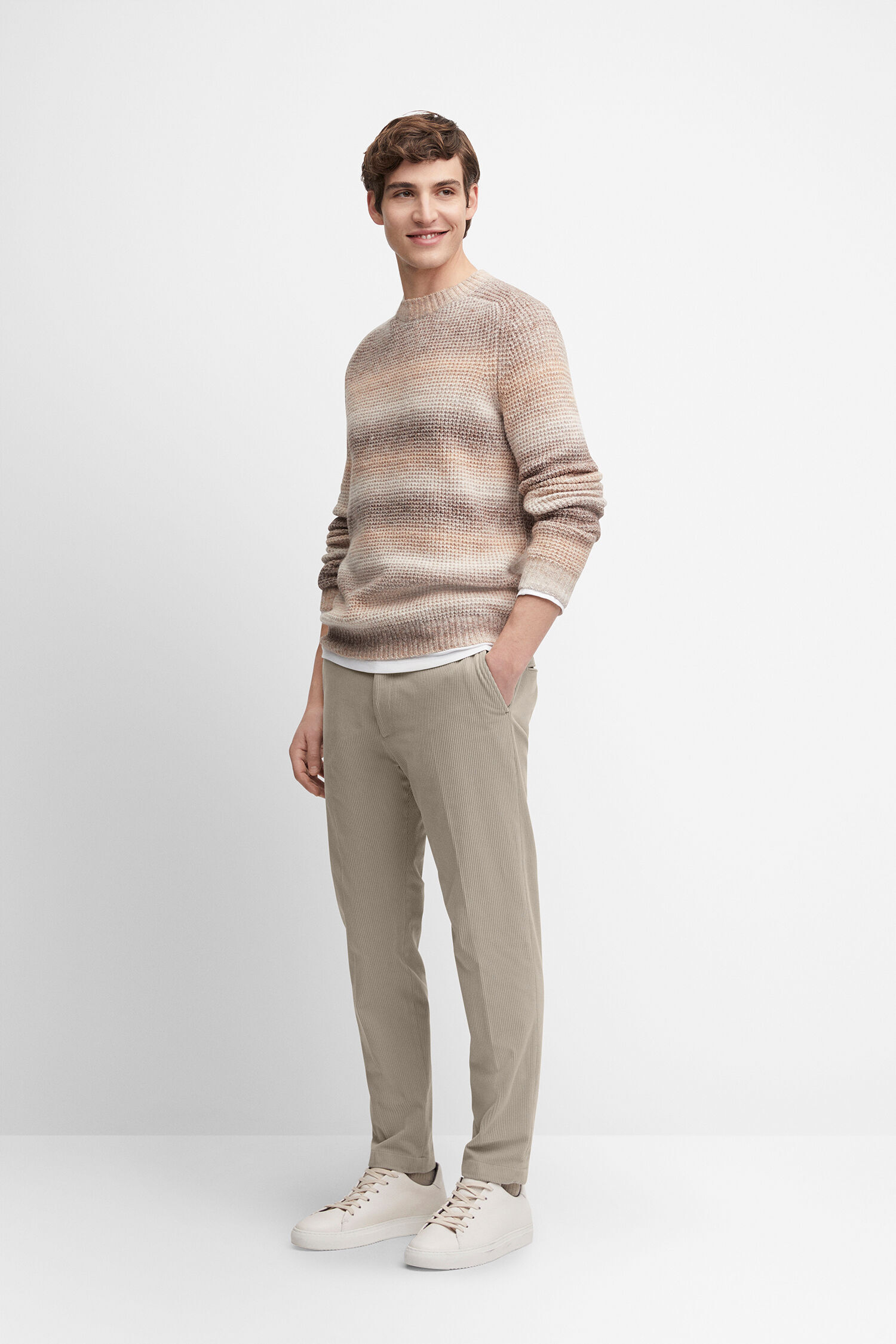 CINQUE-Pullover-CITHONE-braun-gestreift-CI-6012-5515-25-243-S_211 CINQUE Pullover CITHONE braun gestreift CI-6012-5515-25-243-S 211