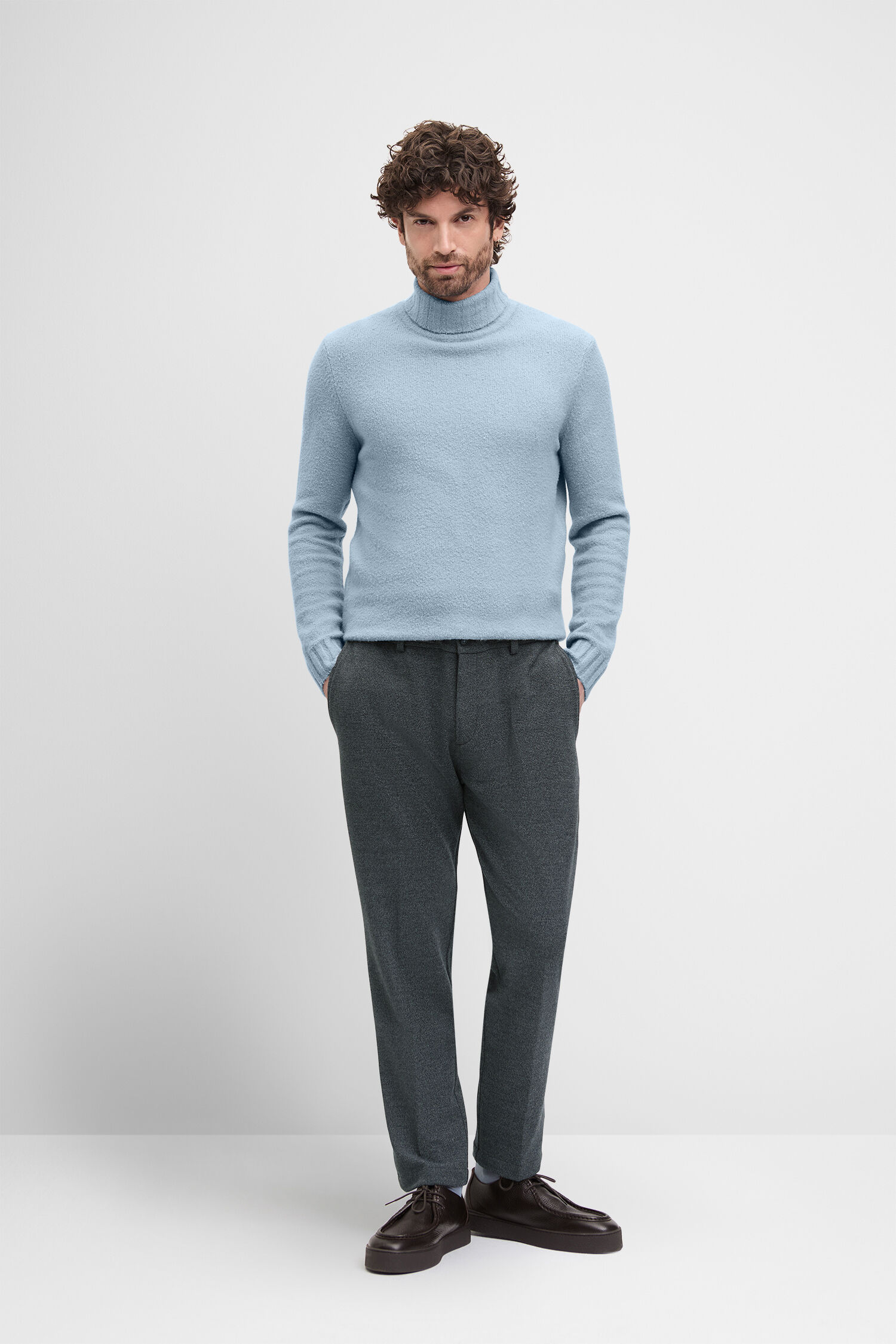Langarm, Ärmel, Hosen, Pullover, Stehend