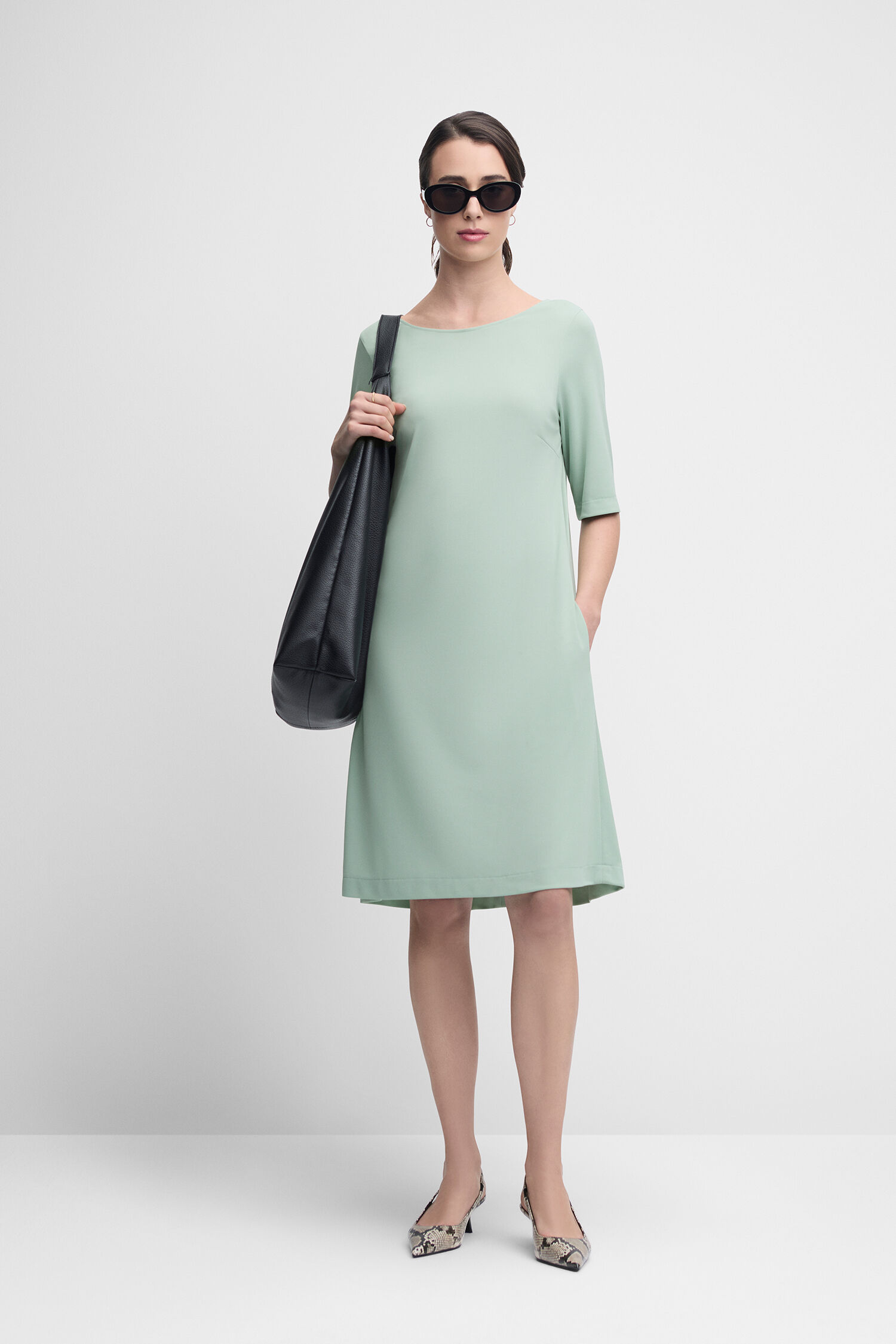 Kleid, Sonnenbrille, Langarm, Person, Frau