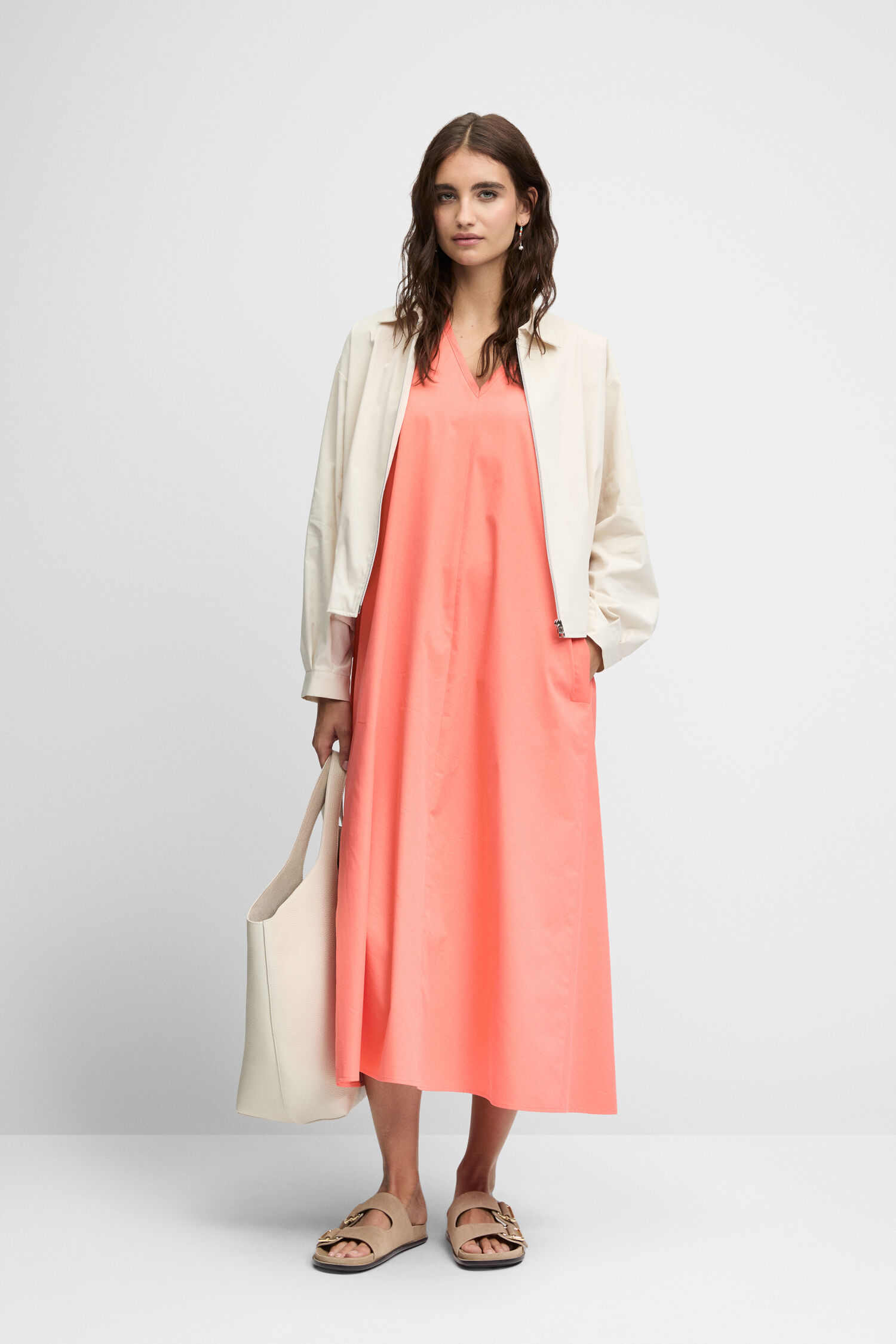 Kleid, Mantel, Formelle Kleidung, Person, Langarm - orange