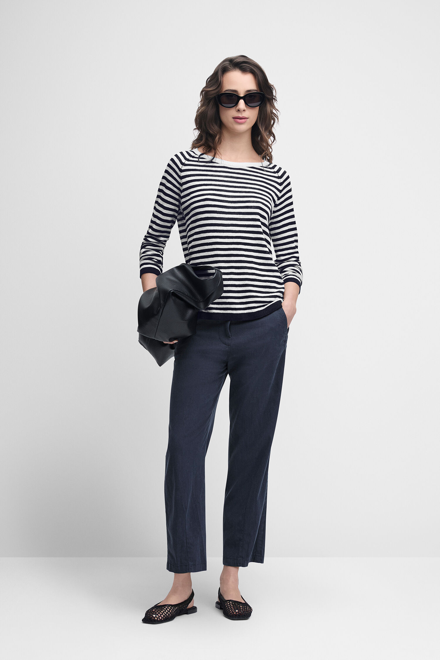 Hosen, Langarm, Bluse, Sonnenbrille, Person