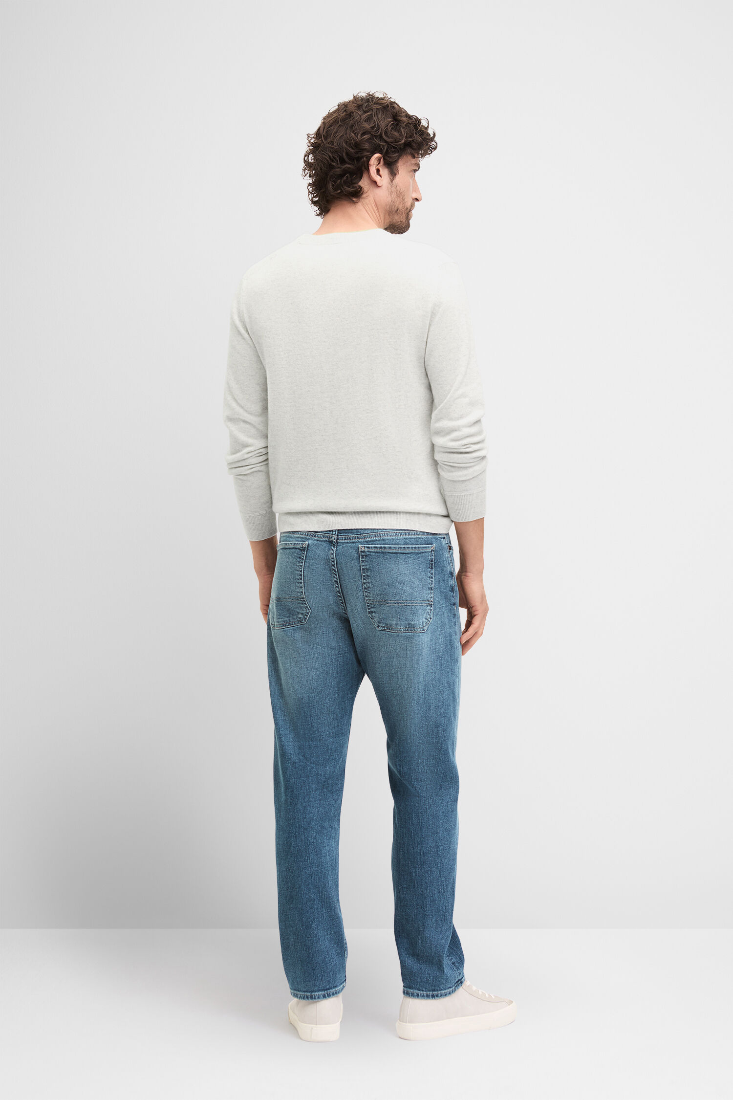 Hosen, Jeans, Langarm, Person, Stehend