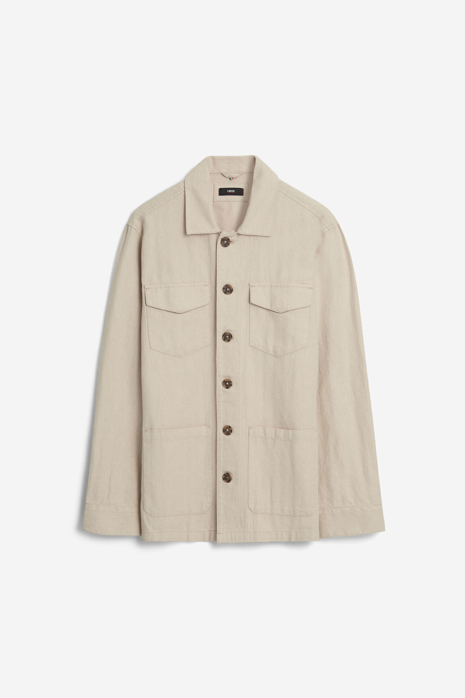 CINQUE Overshirt CISOHO beige CI-9002-4358-22-241-M 01 CINQUE Overshirt CISOHO beige CI-9002-4358-22-241-M 01