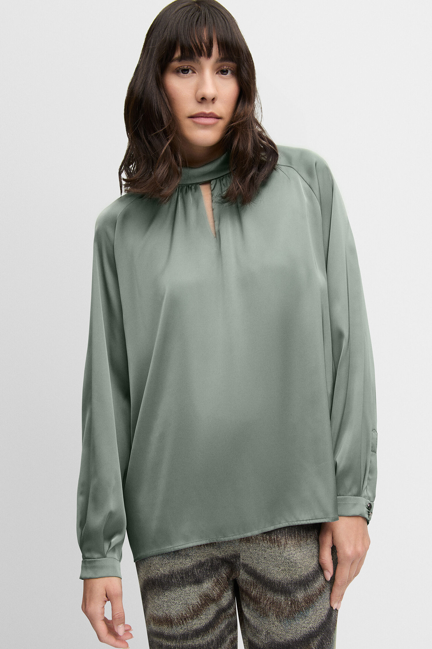 Bluse, Langarm, Erwachsener, Person, Frau