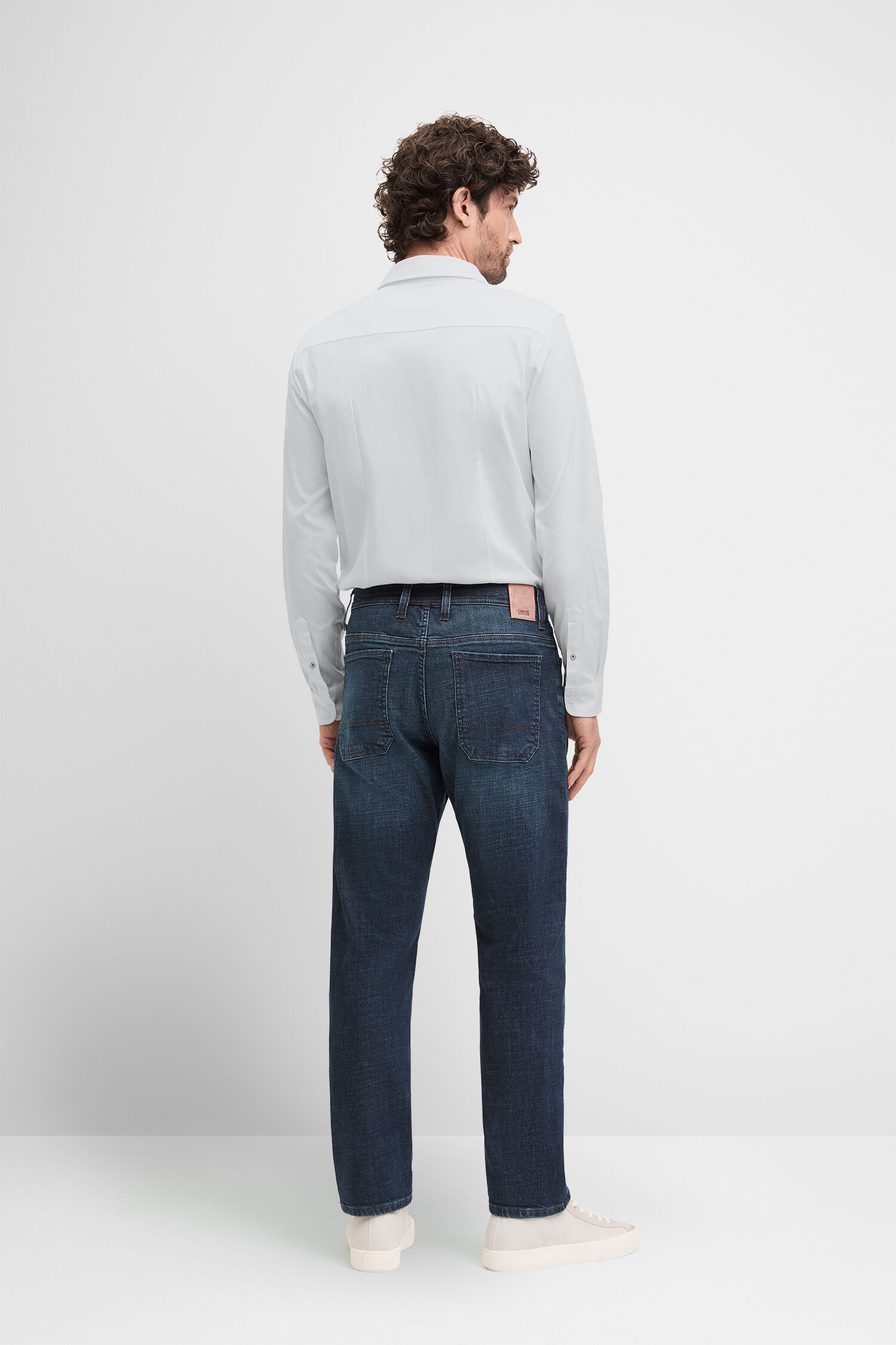 Hosen, Jeans, Hemd, Mann, Person