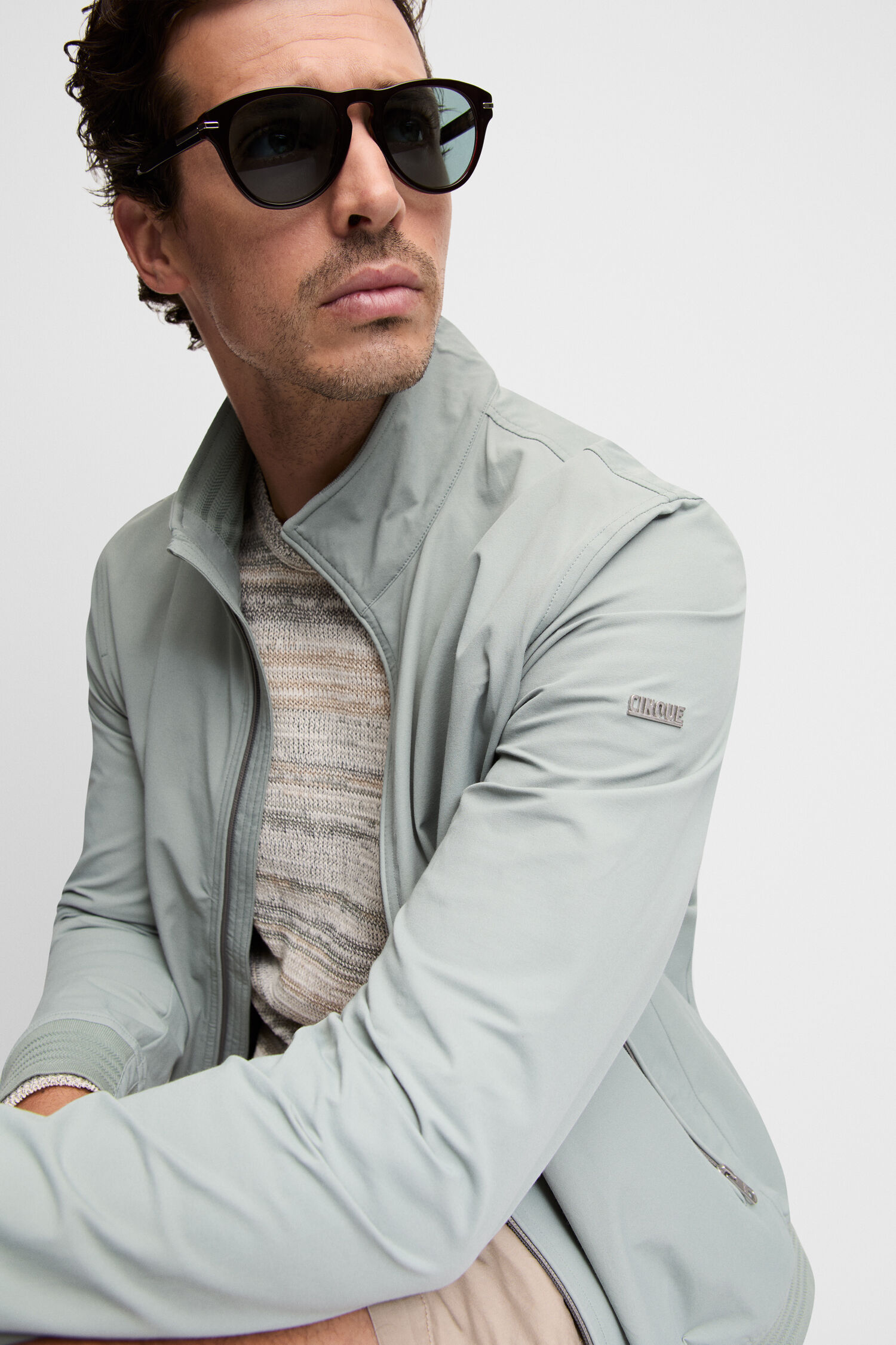 Mantel, Langarm, Jacke, Sonnenbrille, Person