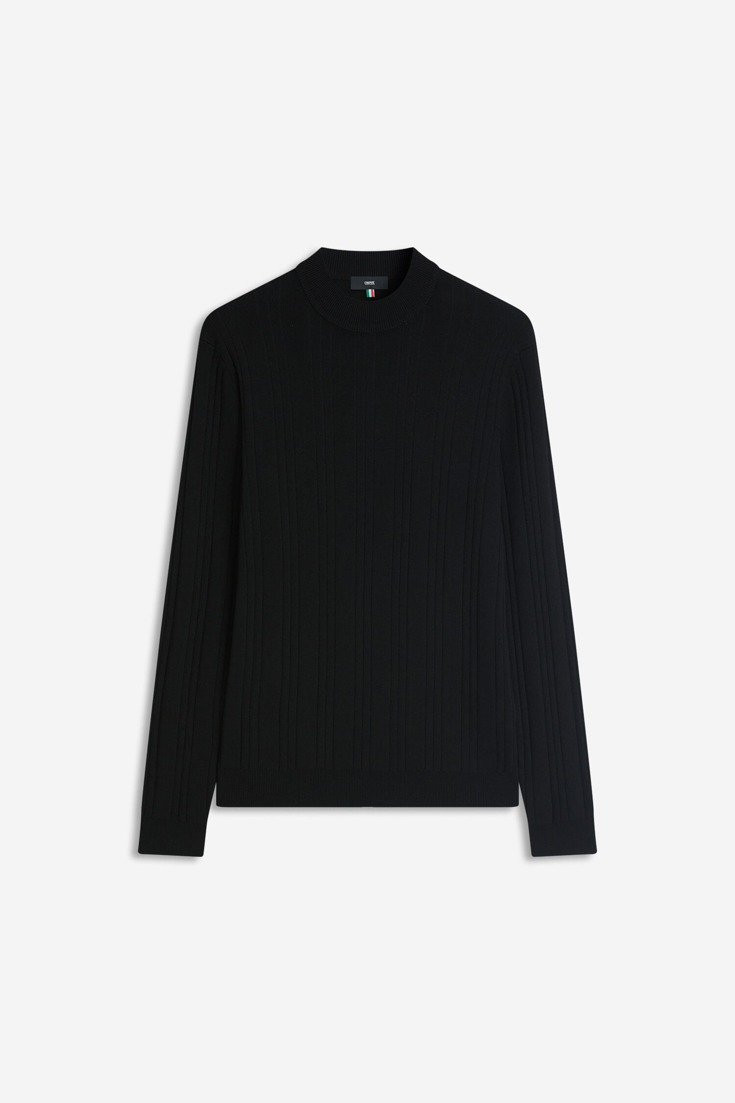 Bekleidung, Langarm, Ärmel, Strickwaren, Pullover - schwarz