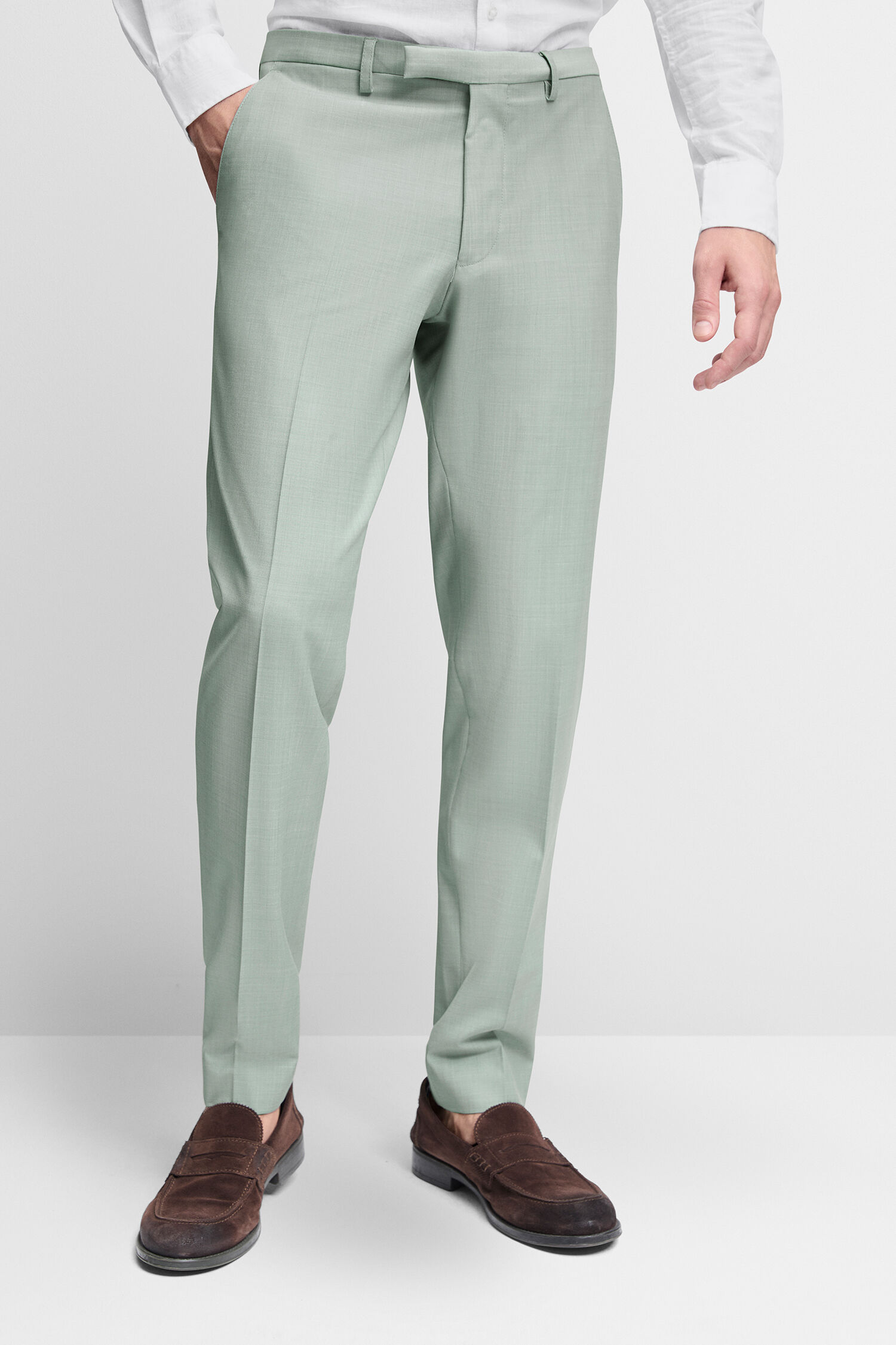 Bekleidung, Hosen, Schuhwerk, Schuh - salbei