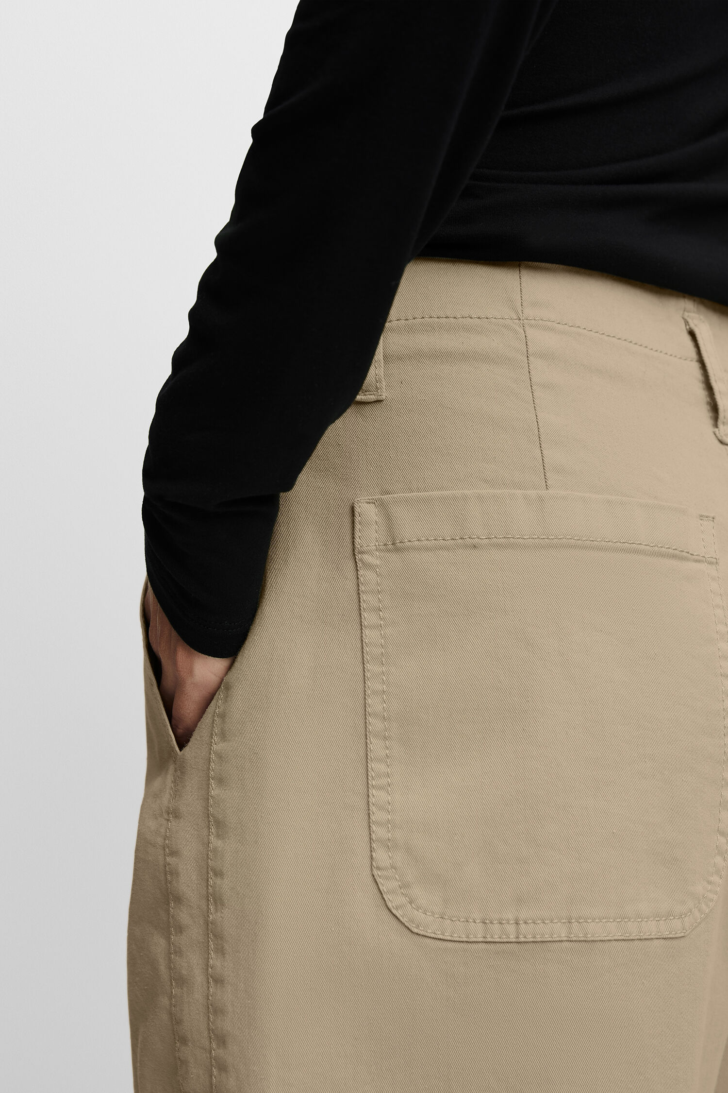 Bekleidung, Hosen, Khaki, Person