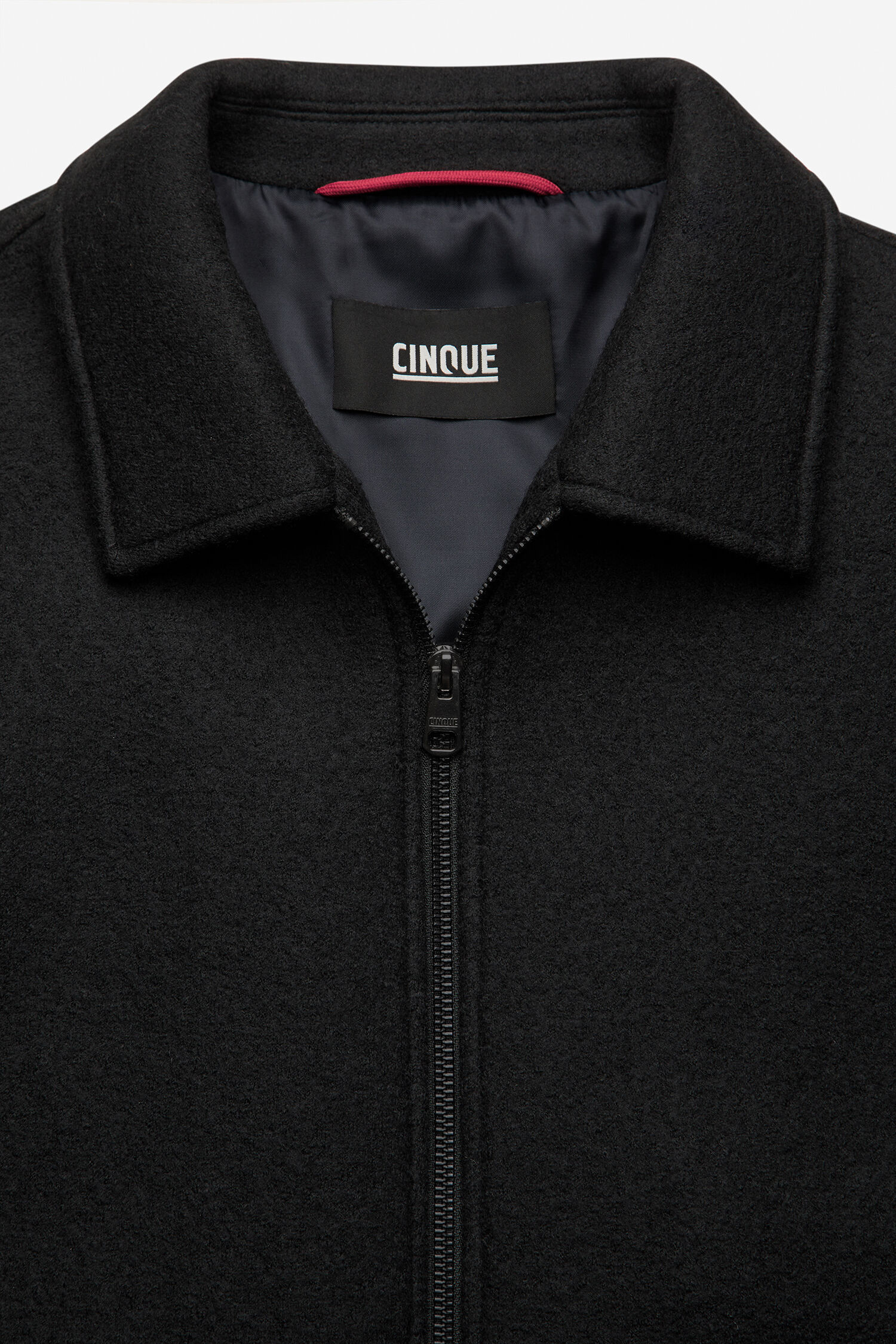 jacke, reissverschluss, schwarz, kragen, fleece