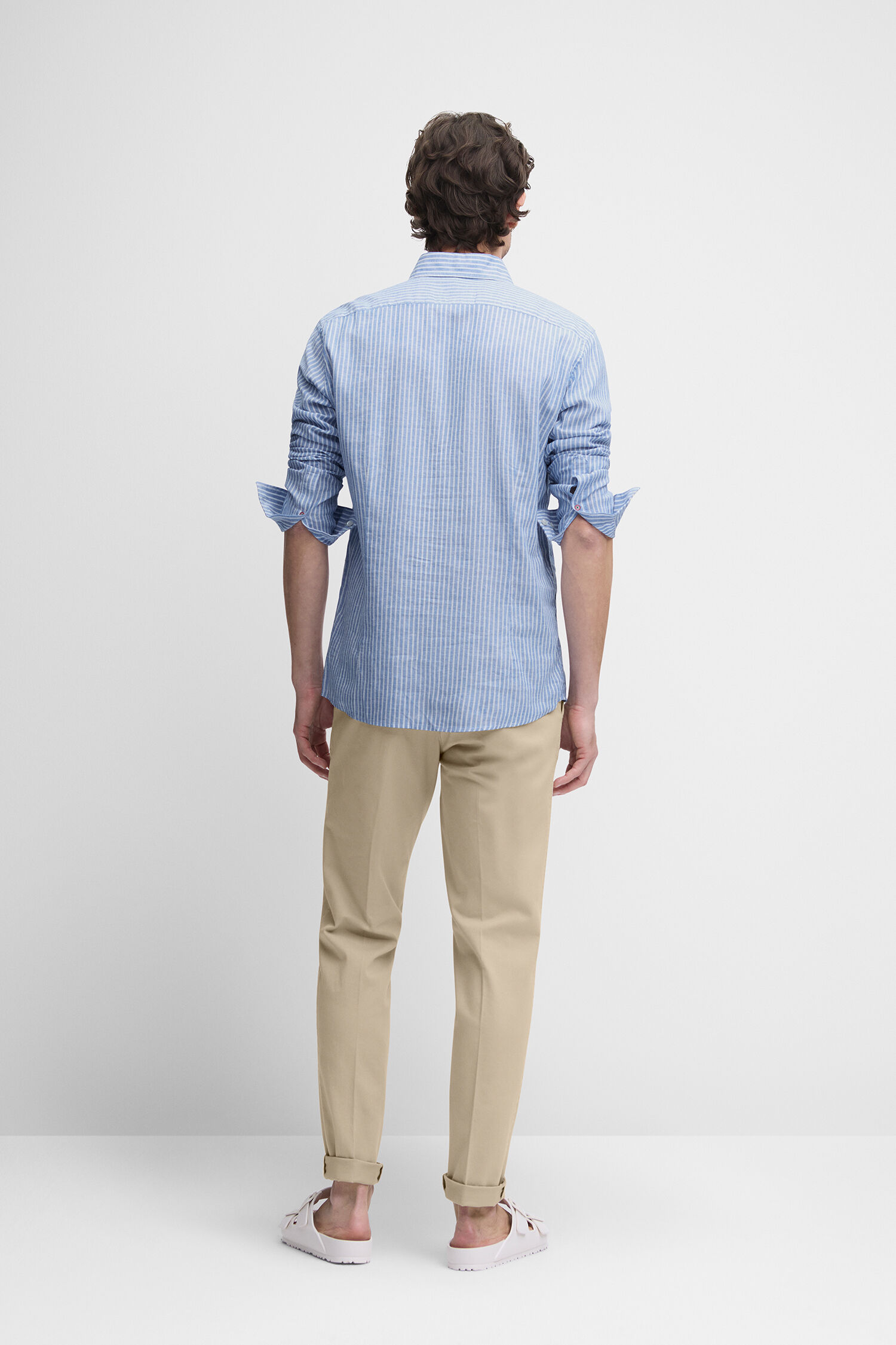 Leinen, Hemd, Person, Stehend, Mann