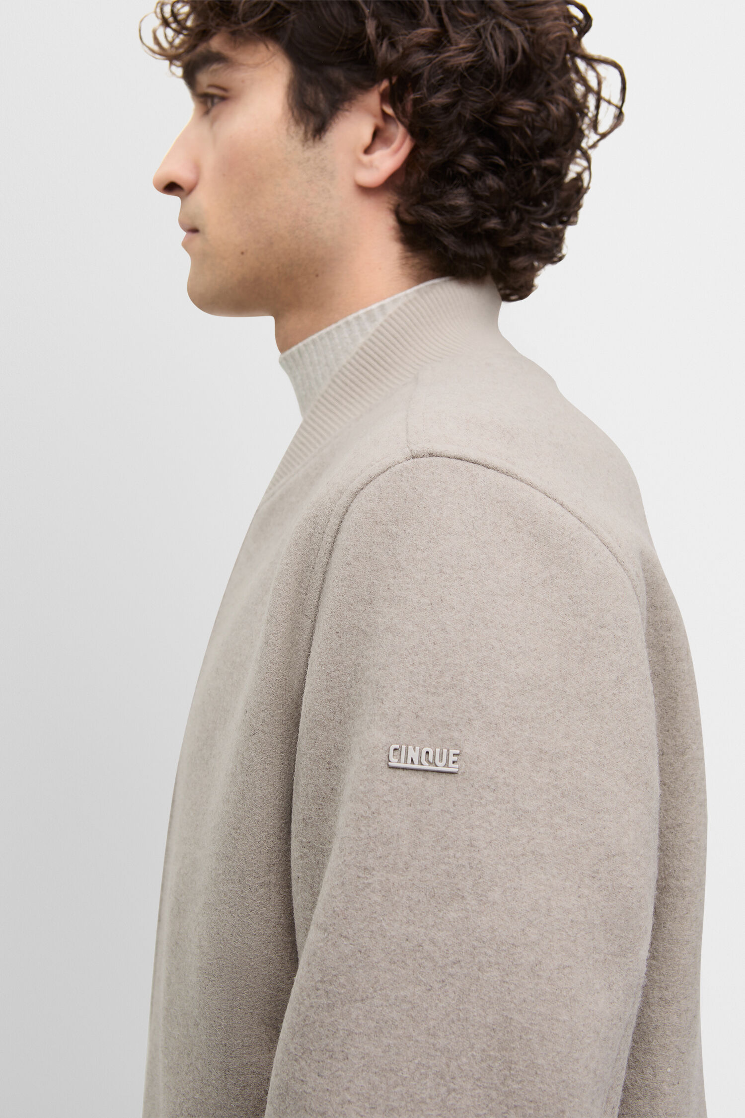 Vlies, Pullover, Mantel, Mann, Person